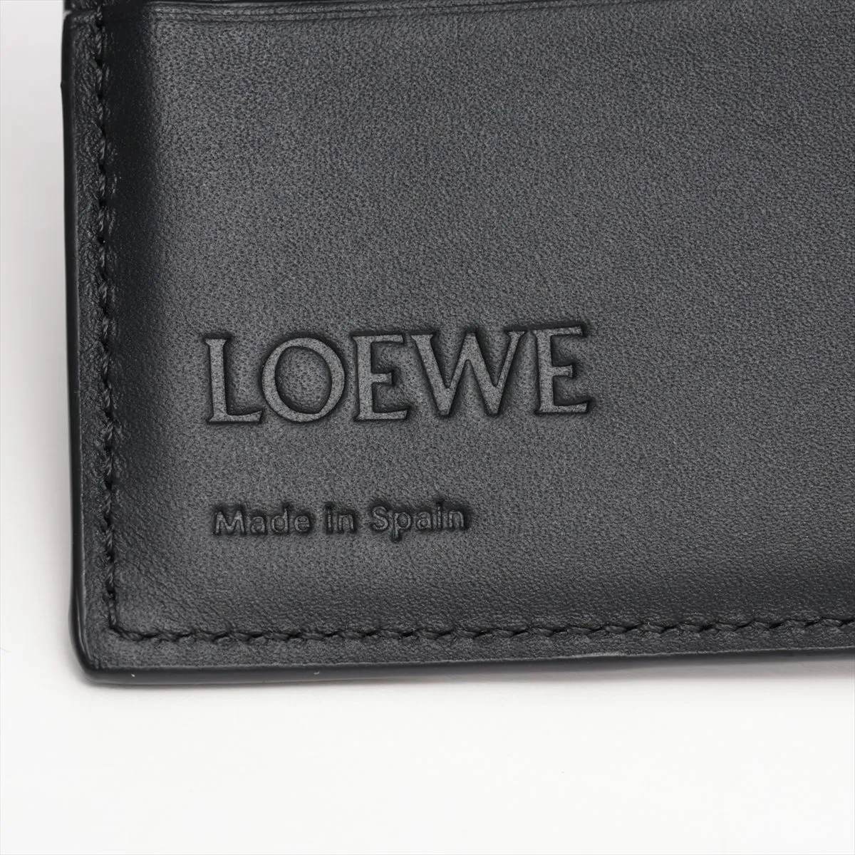 Puzzle Leather Compact Wallet Black — view 7