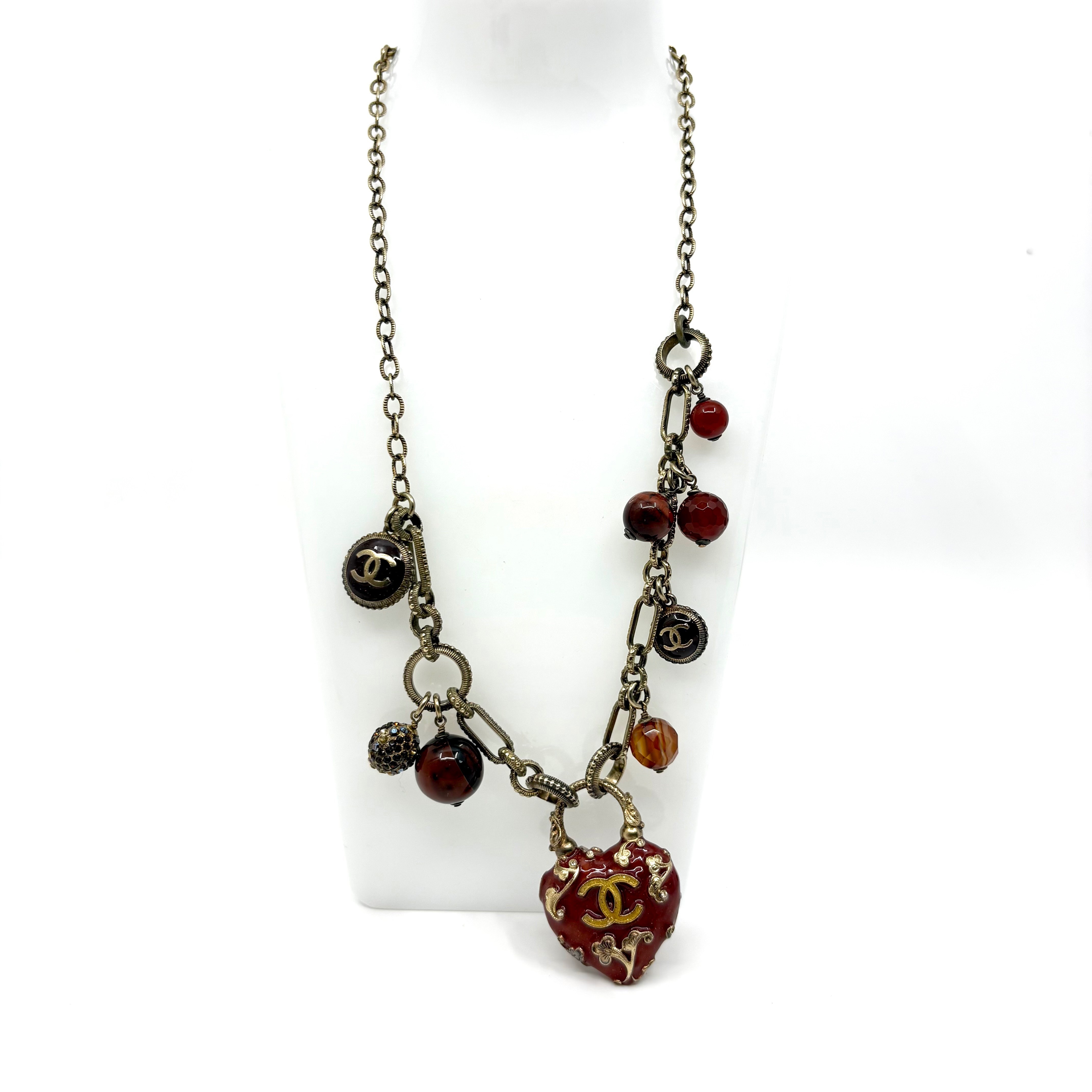 Icon Series Heart Coco Mark (Precious Metal) Necklace/Pendant — view 3