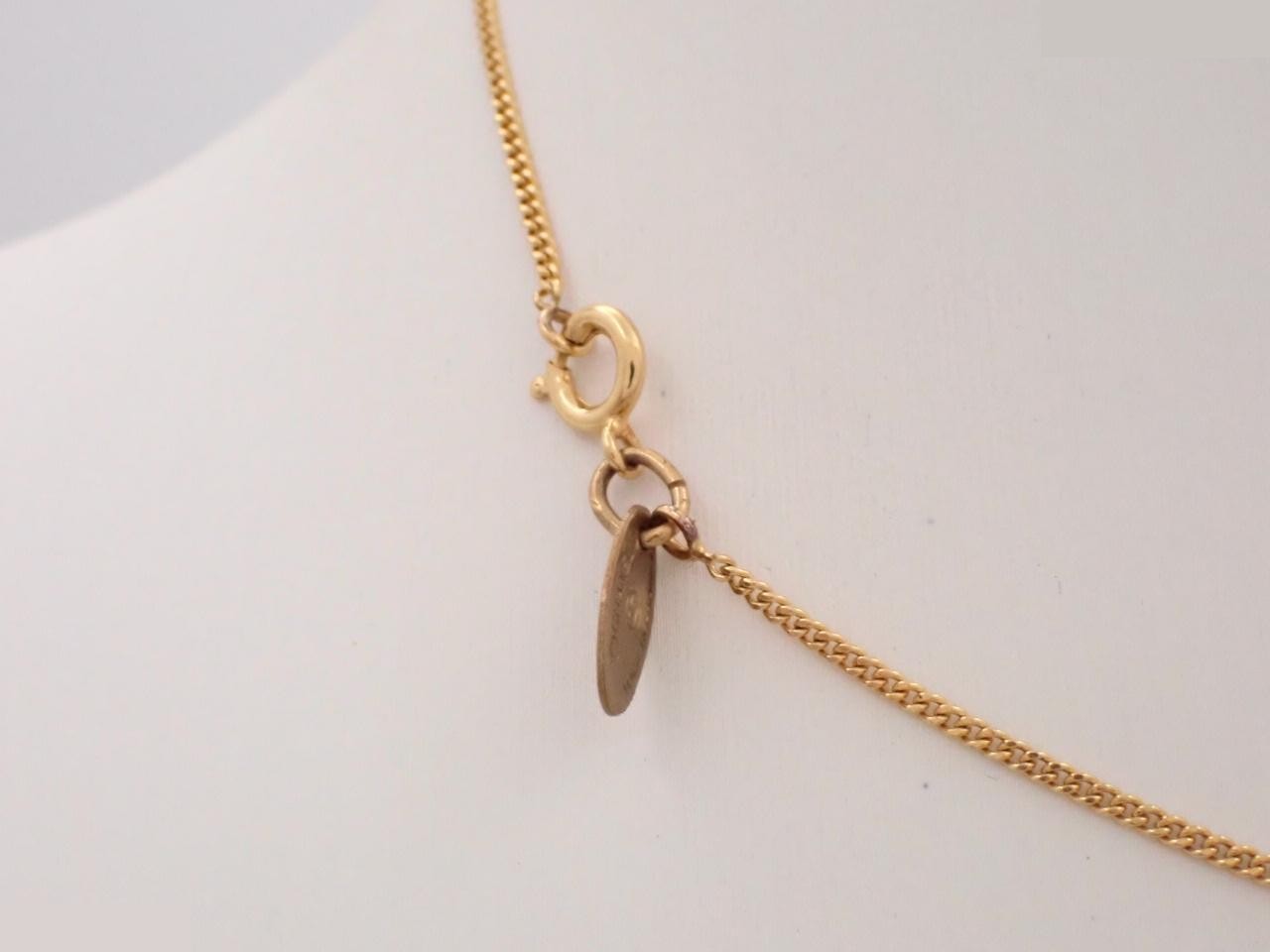 Vintage Classic (Precious Metal) Necklace Pendant, Chain approx. 40cm — view 2