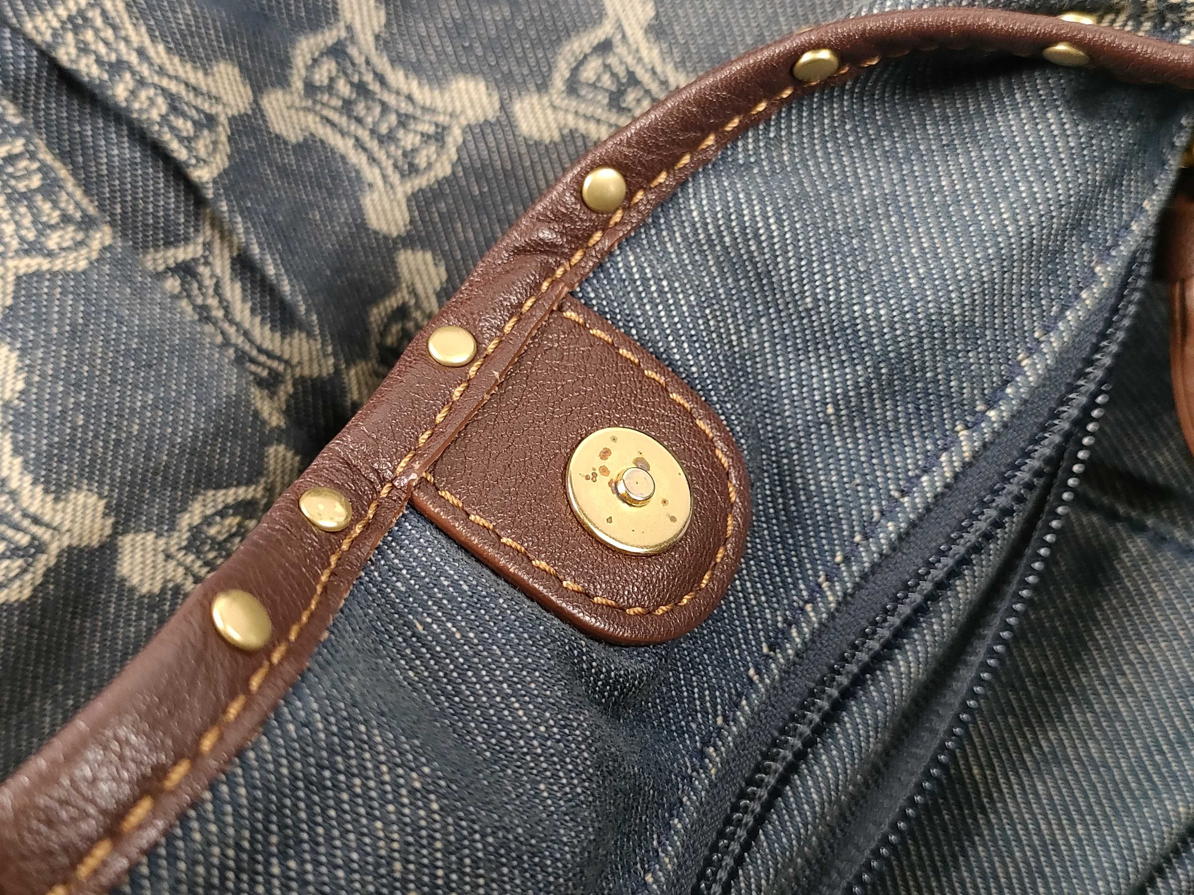 Bittersweet Denim Macadam Shoulder Bag — view 12