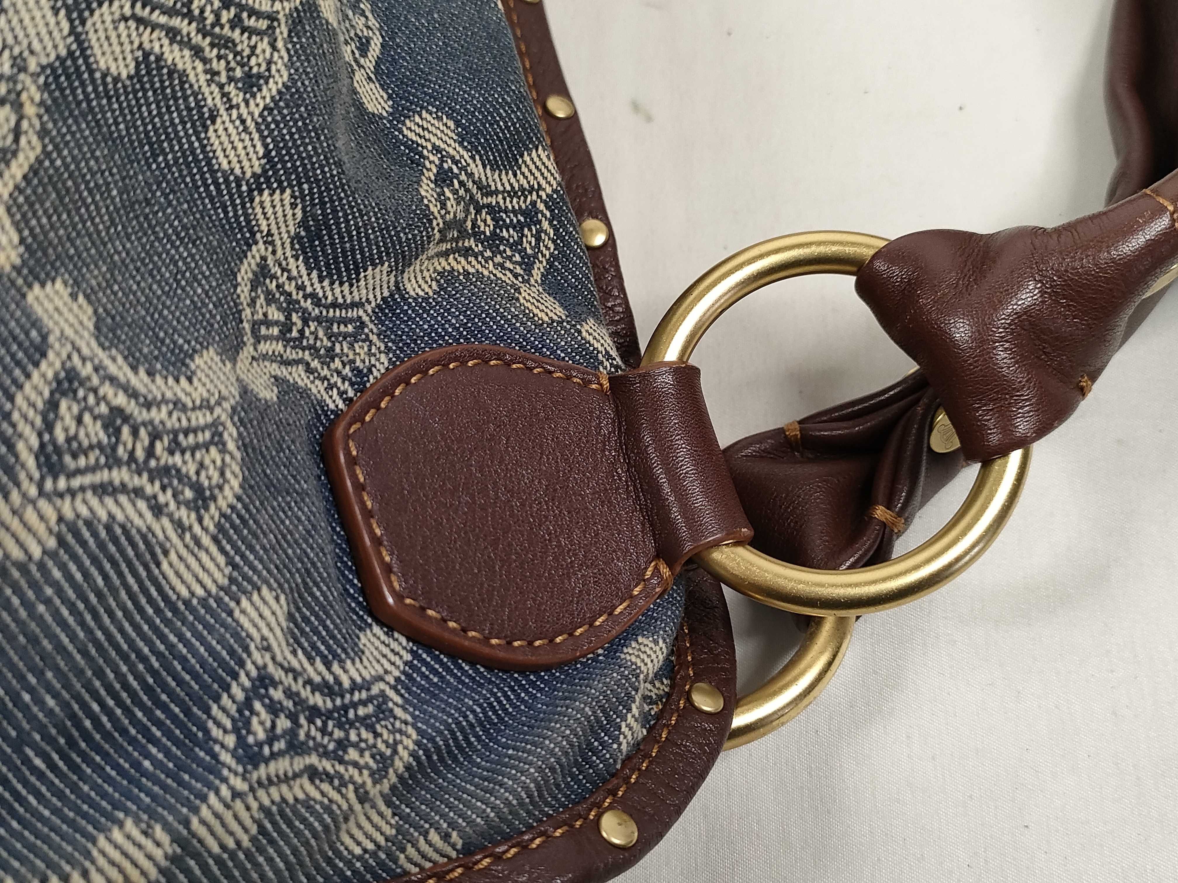 Bittersweet Denim Macadam Shoulder Bag — view 5