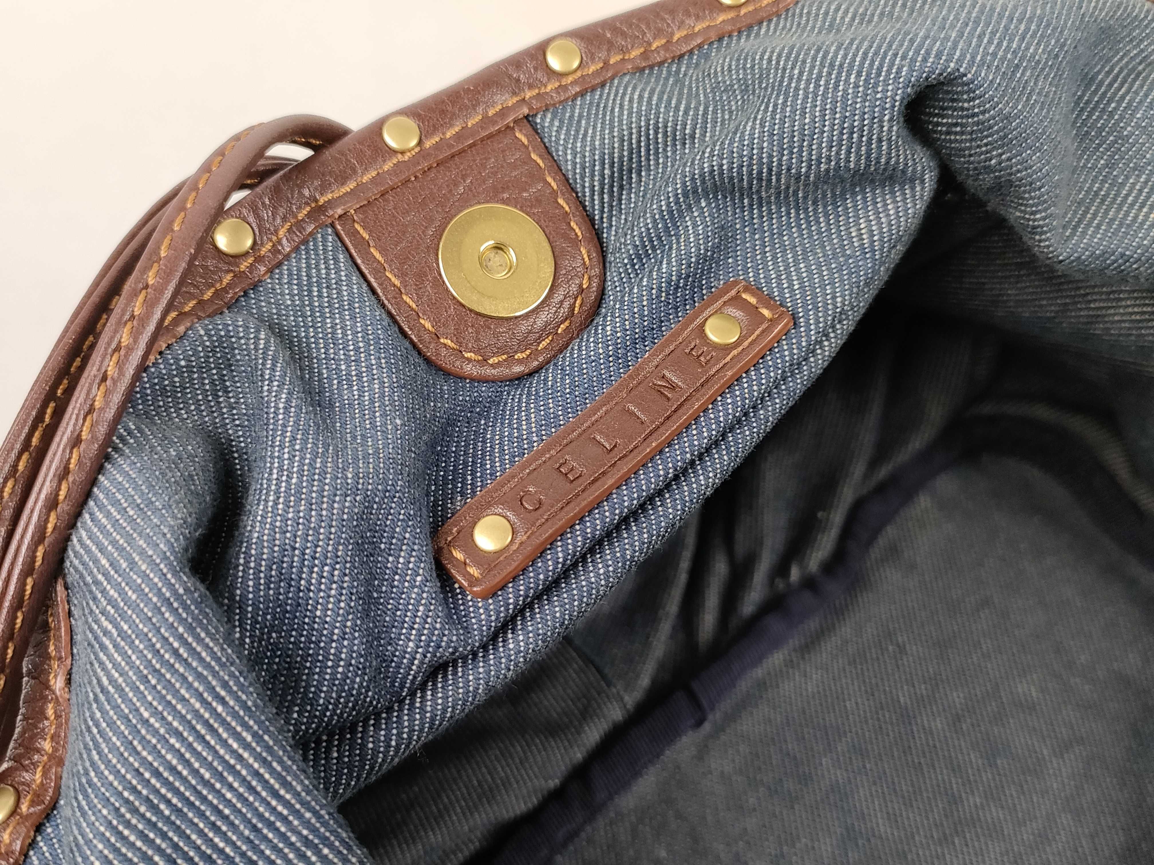 Bittersweet Denim Macadam Shoulder Bag — view 10