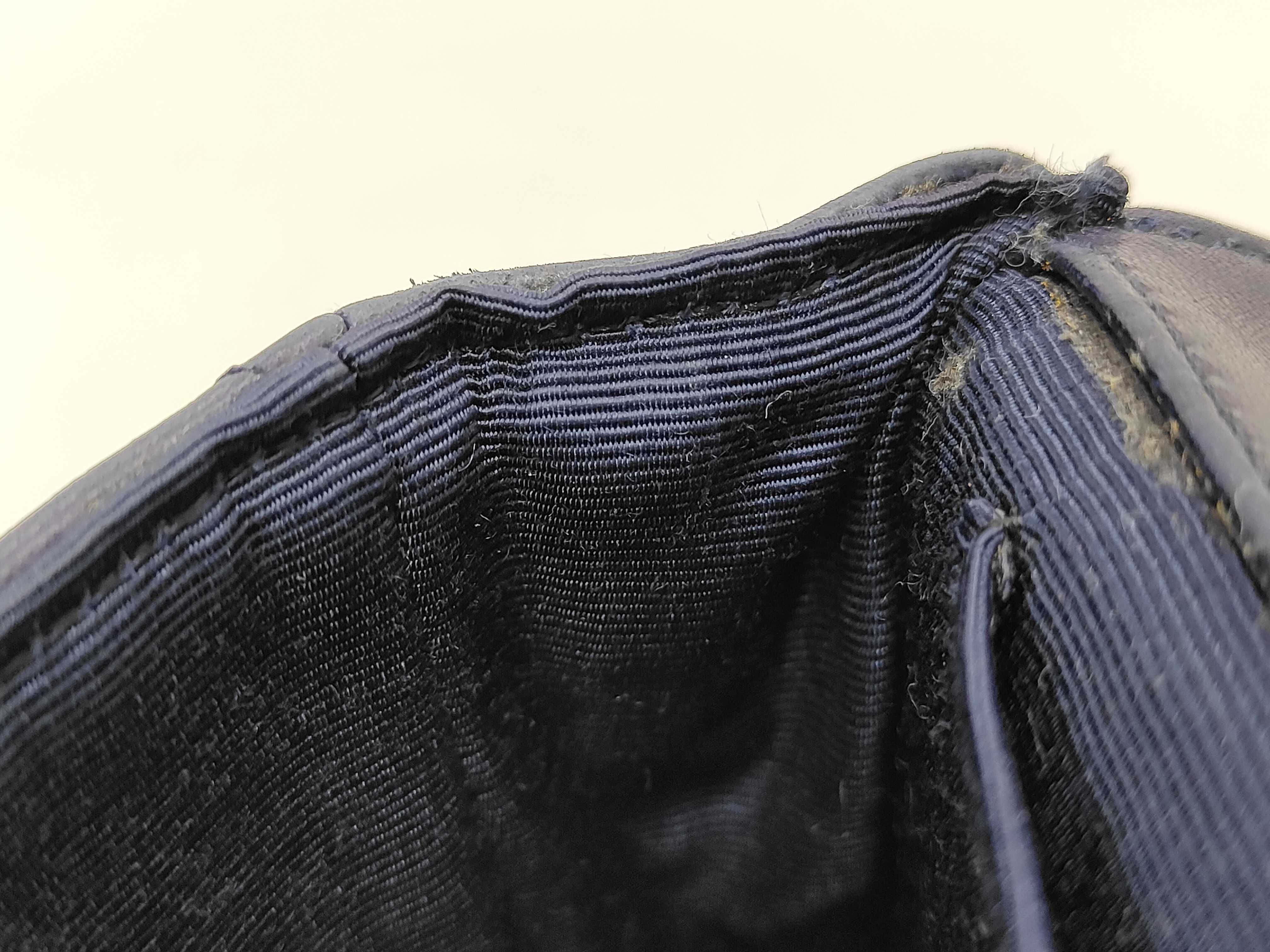 Lambskin Mini Matelassé Navy Shoulder Bag — view 10