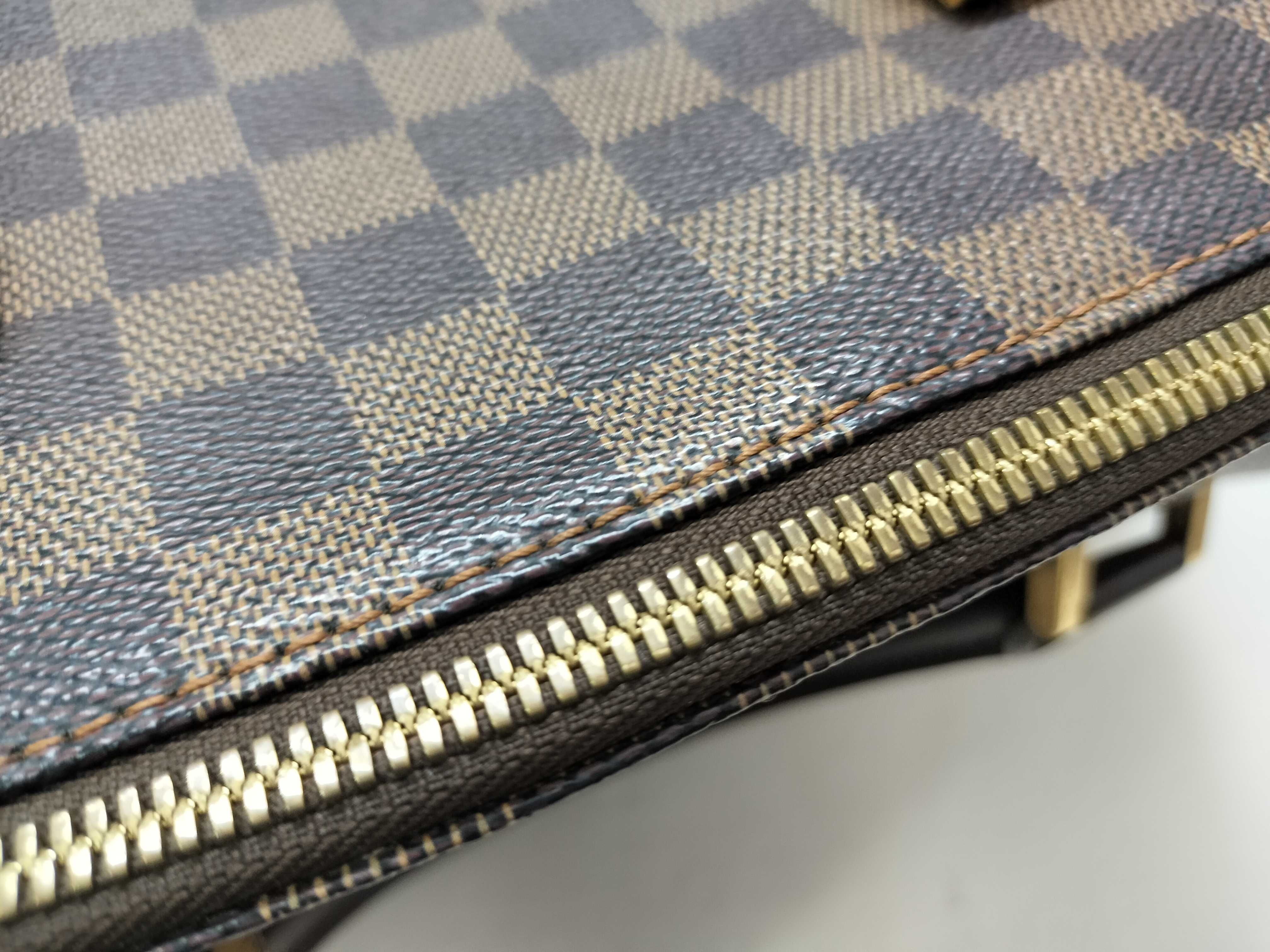 Damier Vuitton Damier Rivera MM N41434 CA1002 Brown Handbag — view 6