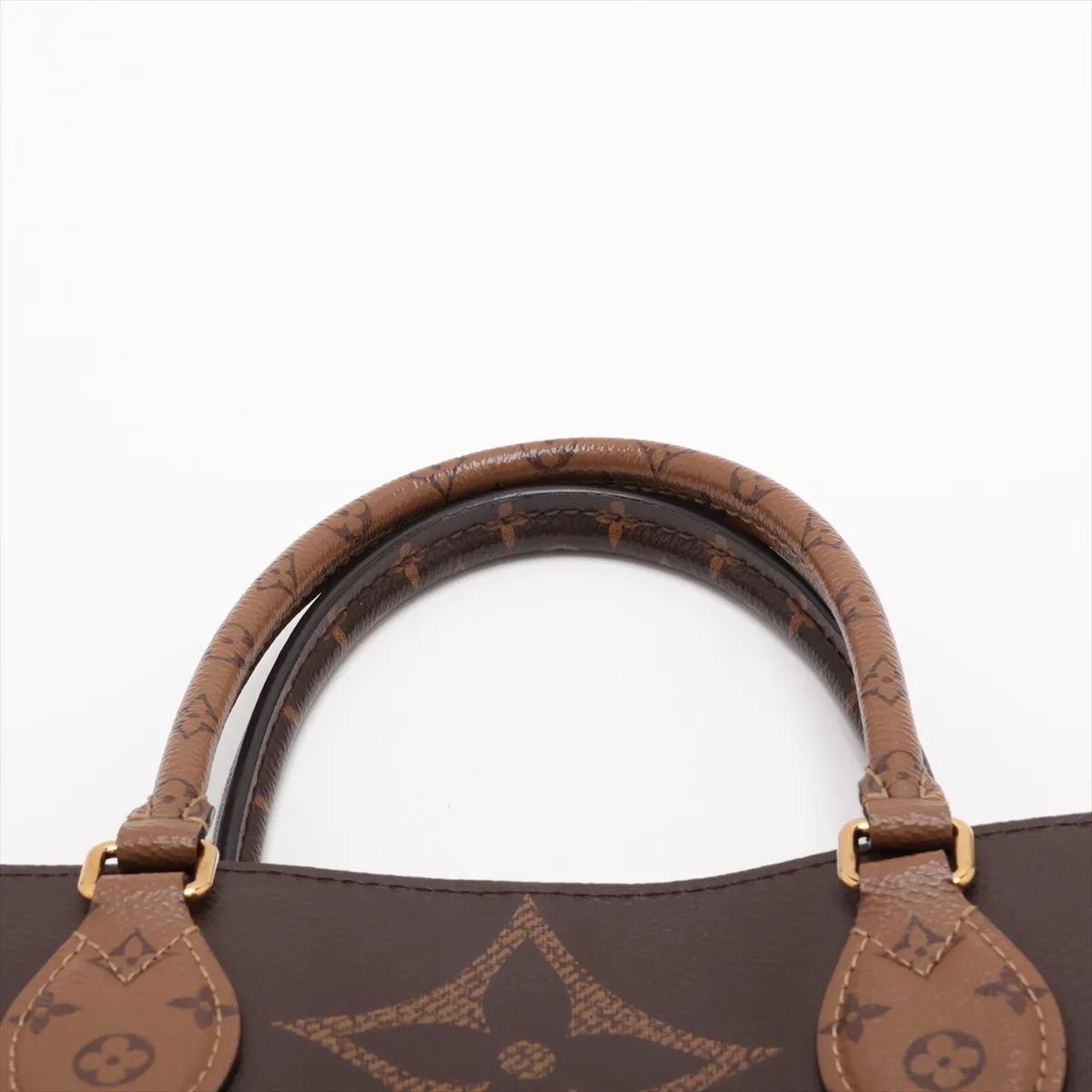 Giant Monogram Reverse OnTheGo GM M45320 DU3290 Brown — view 8