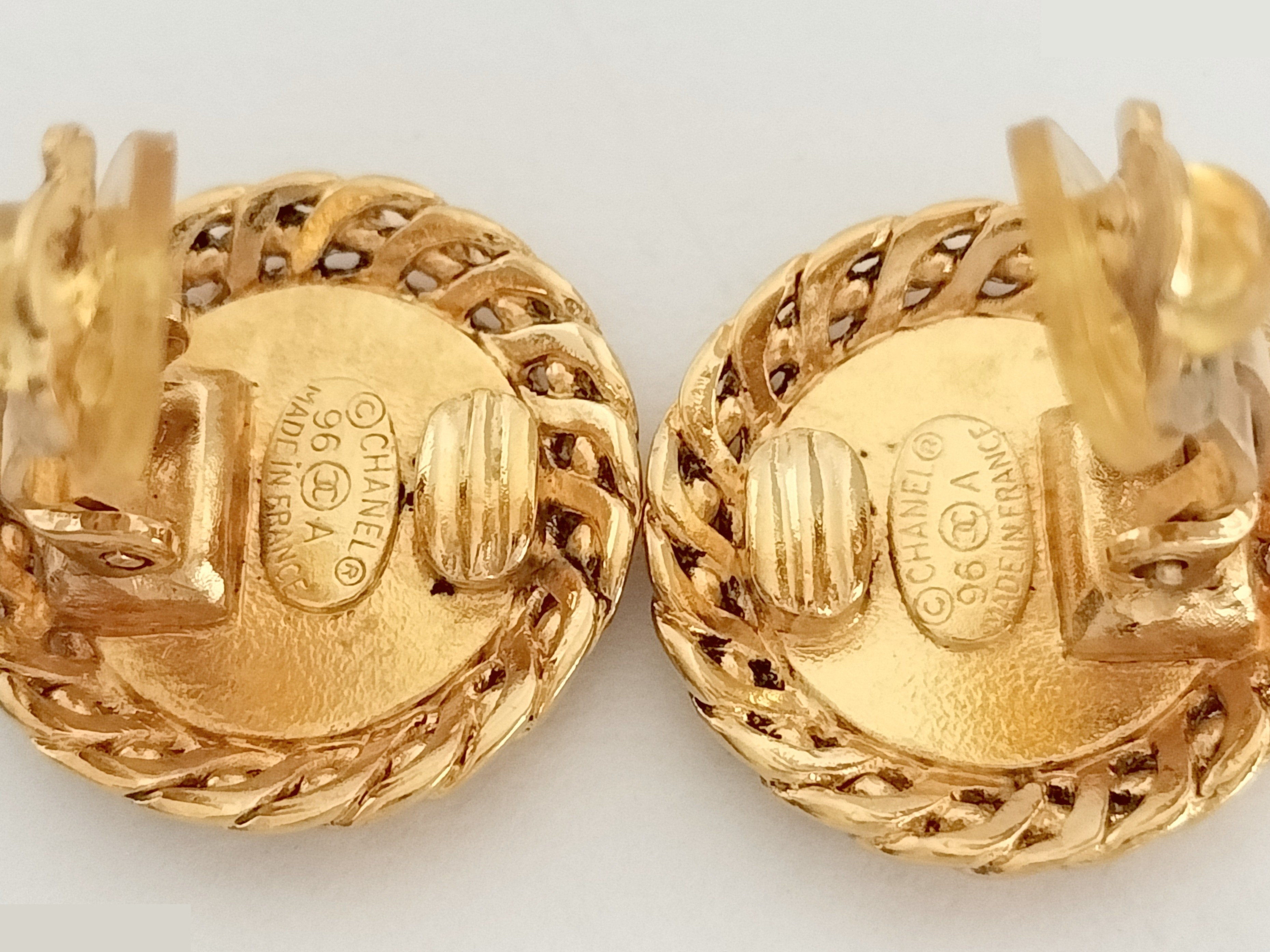 COCO Coin Gold Earrings — view 2