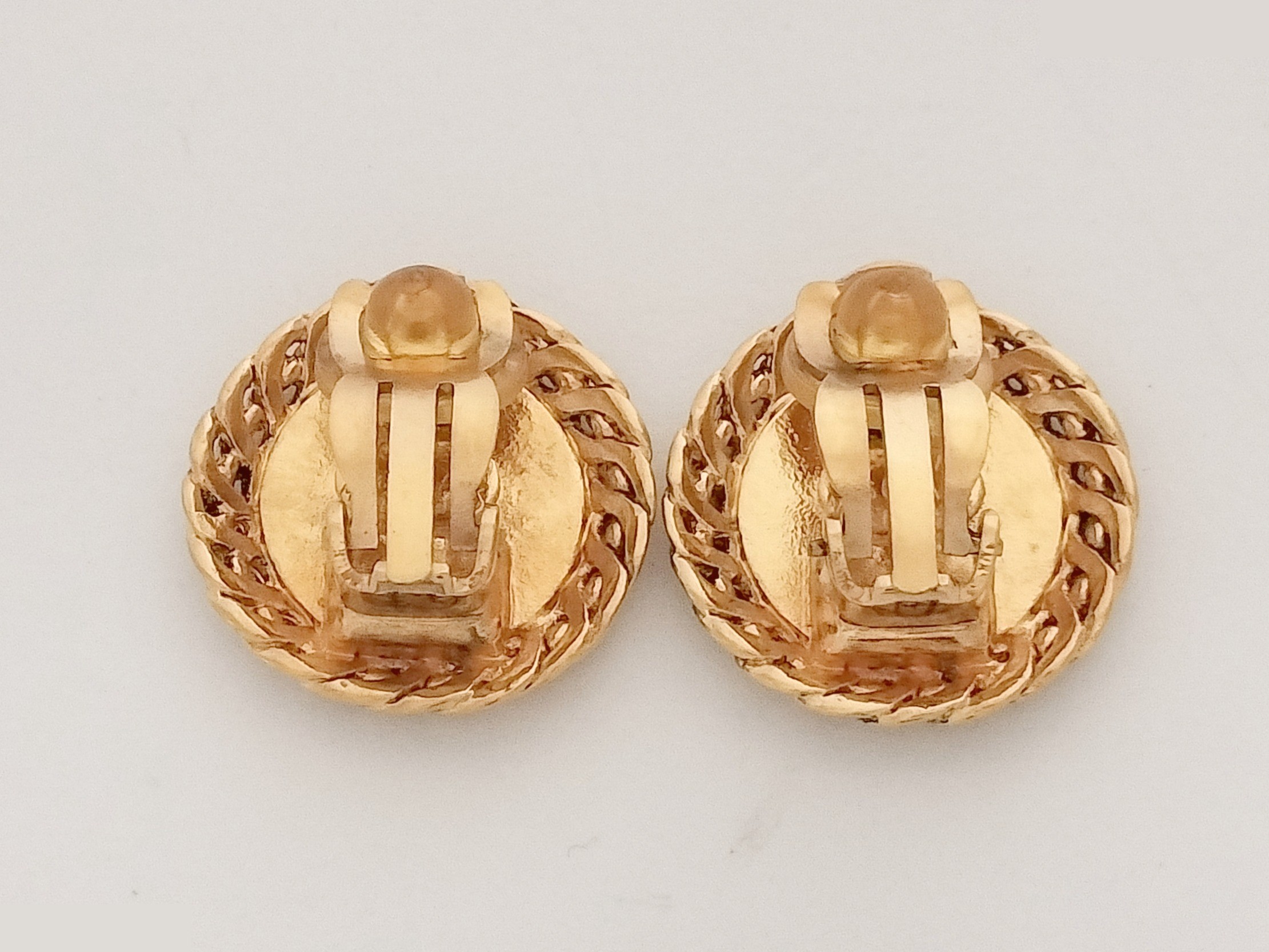 COCO Coin Gold Earrings — view 3