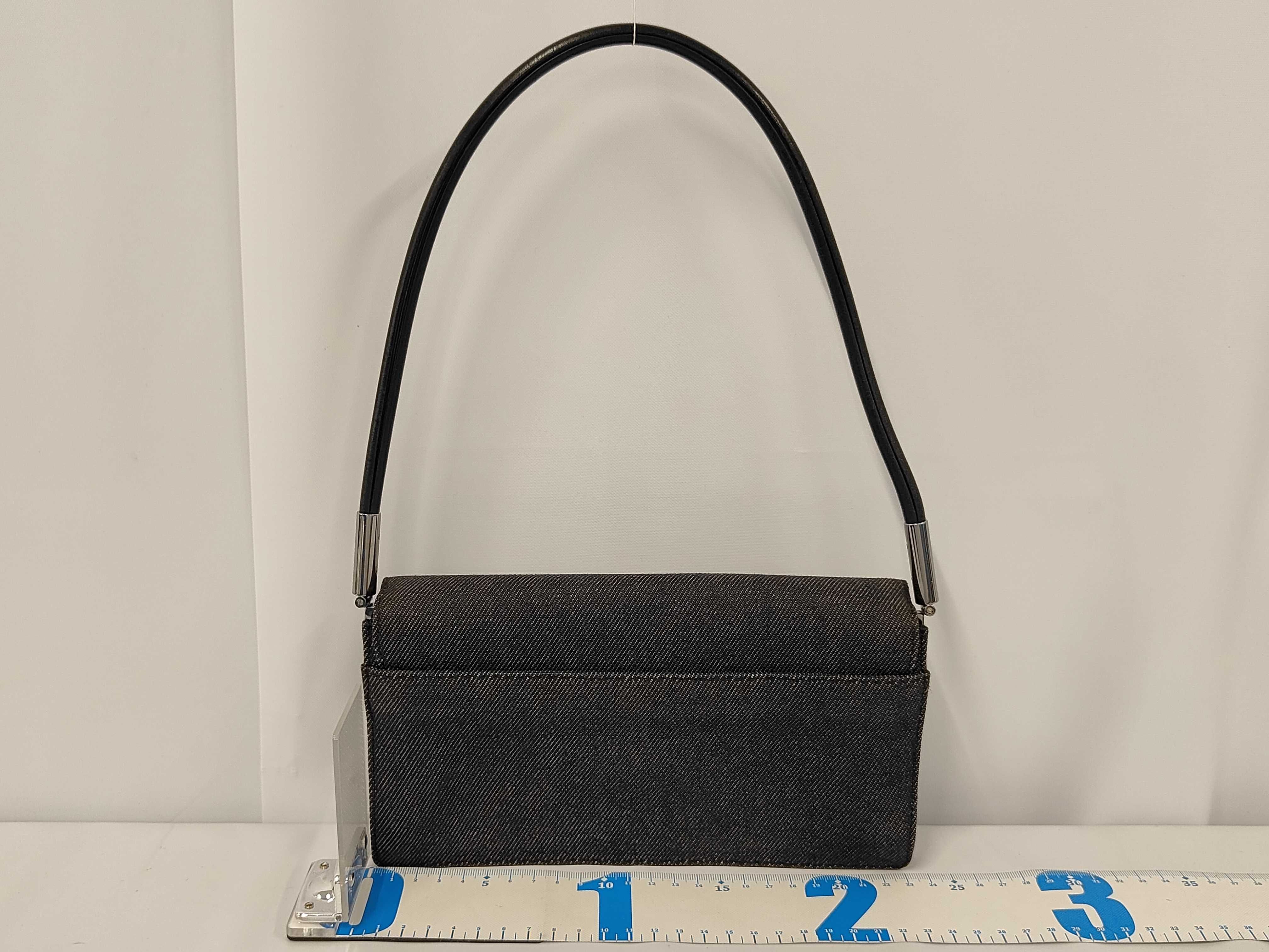 denim shoulder bag — view 2
