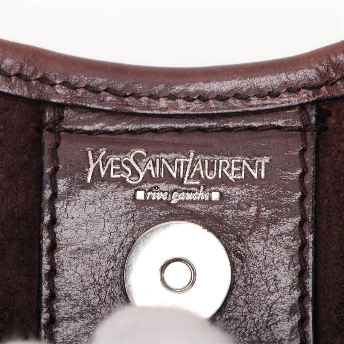 Mombasa Leather Shoulder Bag, Brown, 95361 — view 9