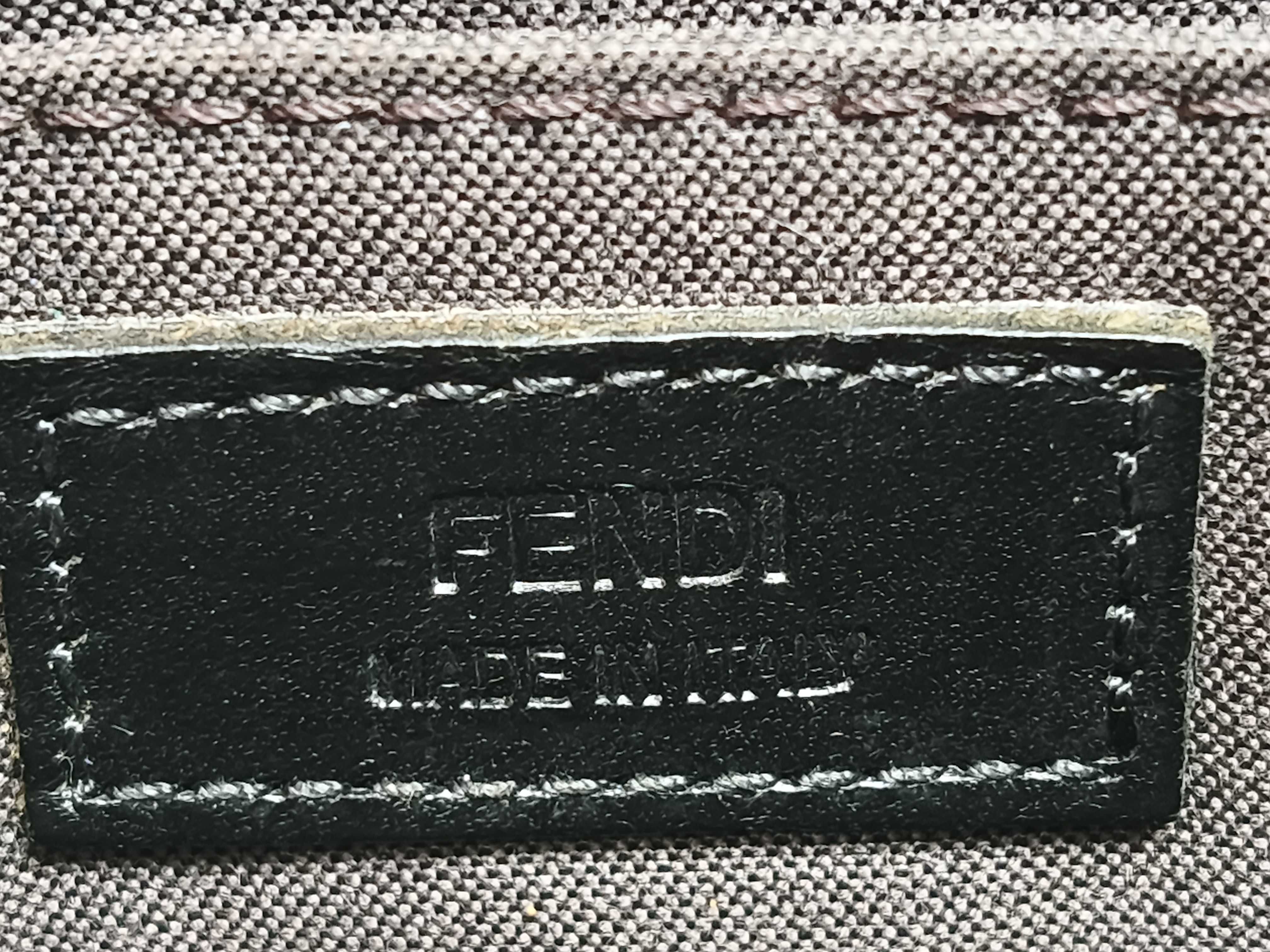 Zucca pattern Fendi chain shoulder bag Zucca pouch — view 12