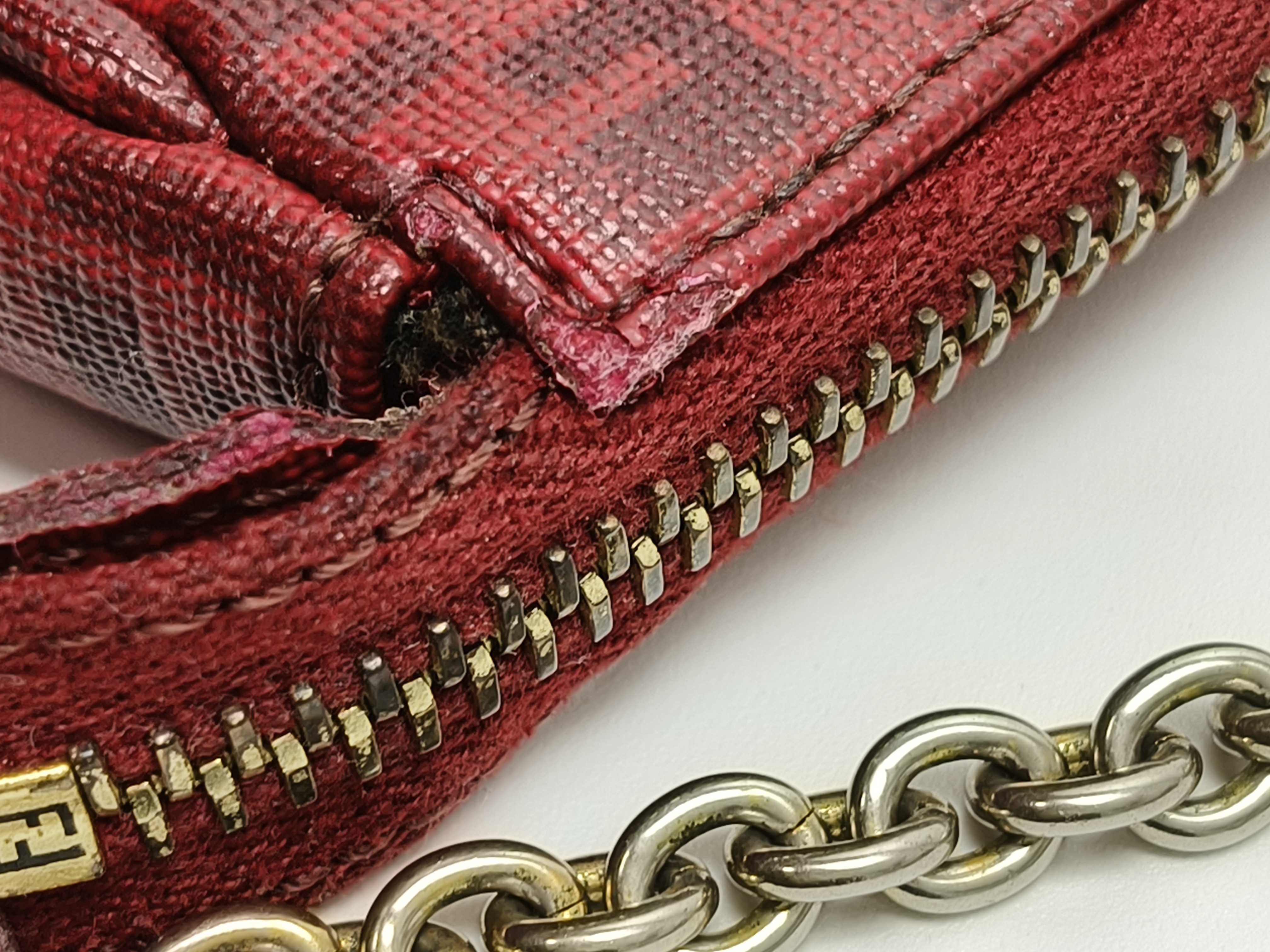 Zucca pattern Fendi chain shoulder bag Zucca pouch — view 14