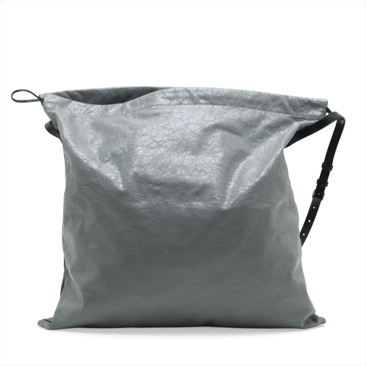 Shopper Dust Bag Leather Shoulder Bag Gray 811608 — view 2