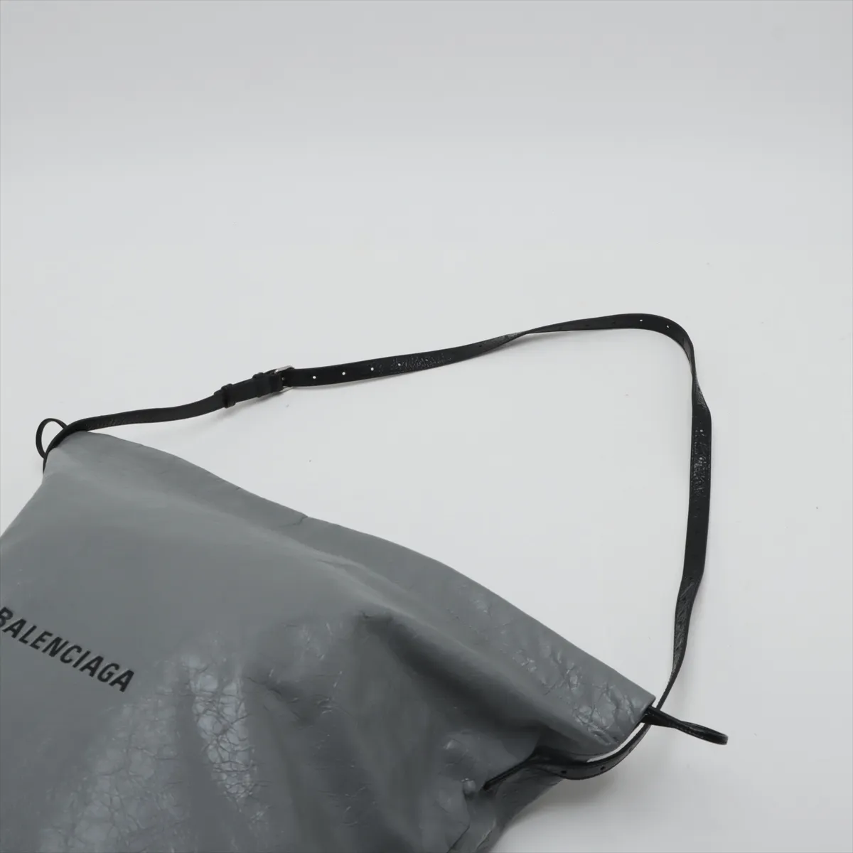 Shopper Dust Bag Leather Shoulder Bag Gray 811608 — view 5