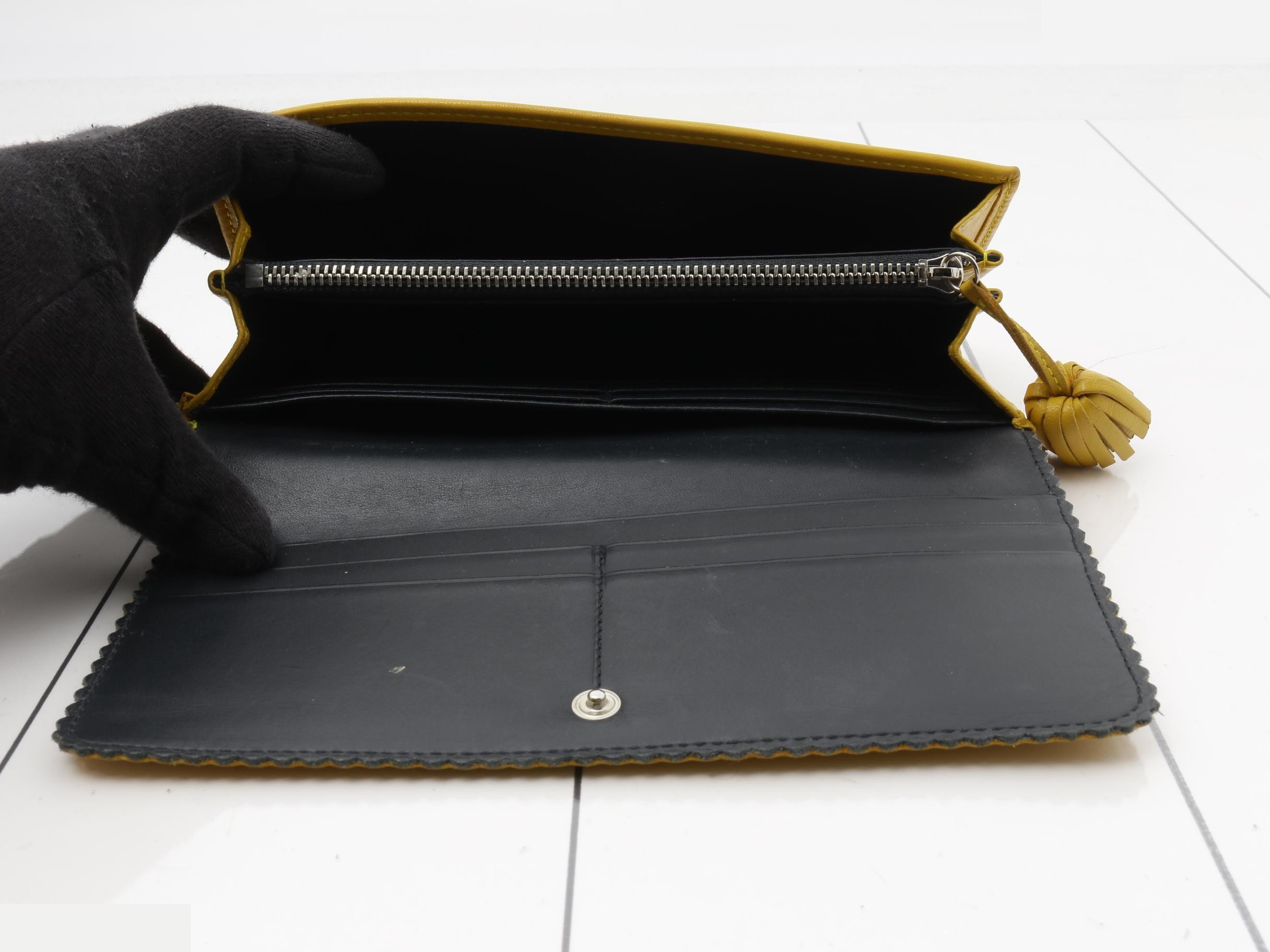 Anagram Leather Bi-fold Long Wallet — view 4