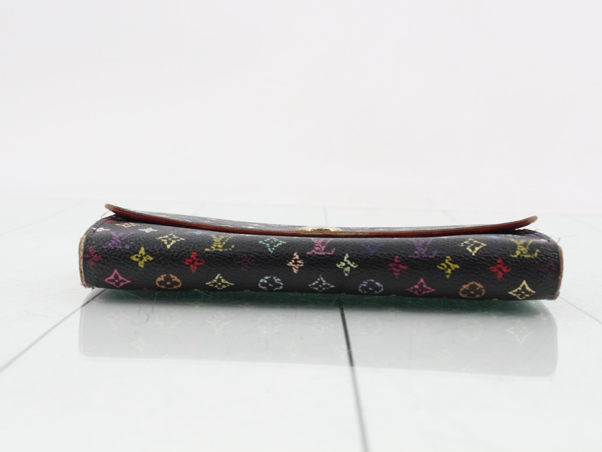 Portefeuille Sarah Noir Grenade Bi-fold Long Wallet — view 3