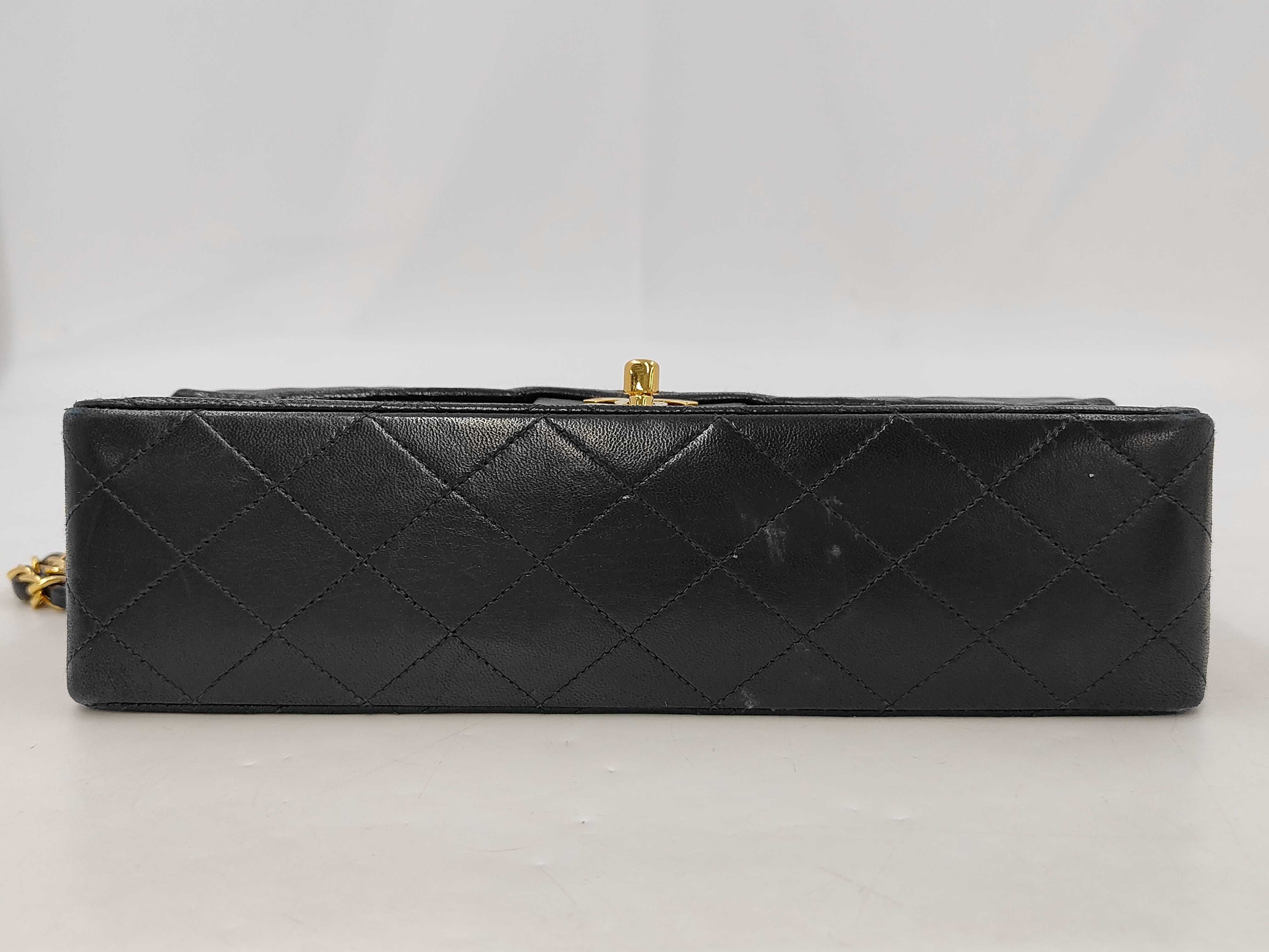 Matelassé 25 Lambskin Double Flap Double Chain Shoulder Bag — view 8