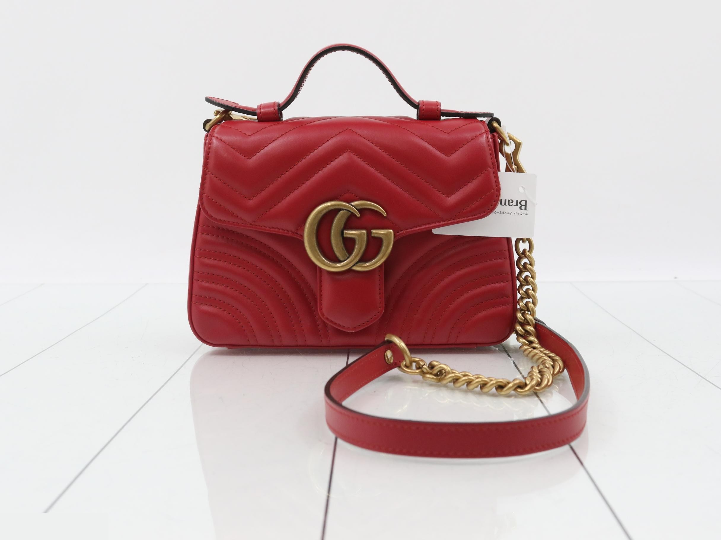 GG Marmont Quilted Shoulder Bag