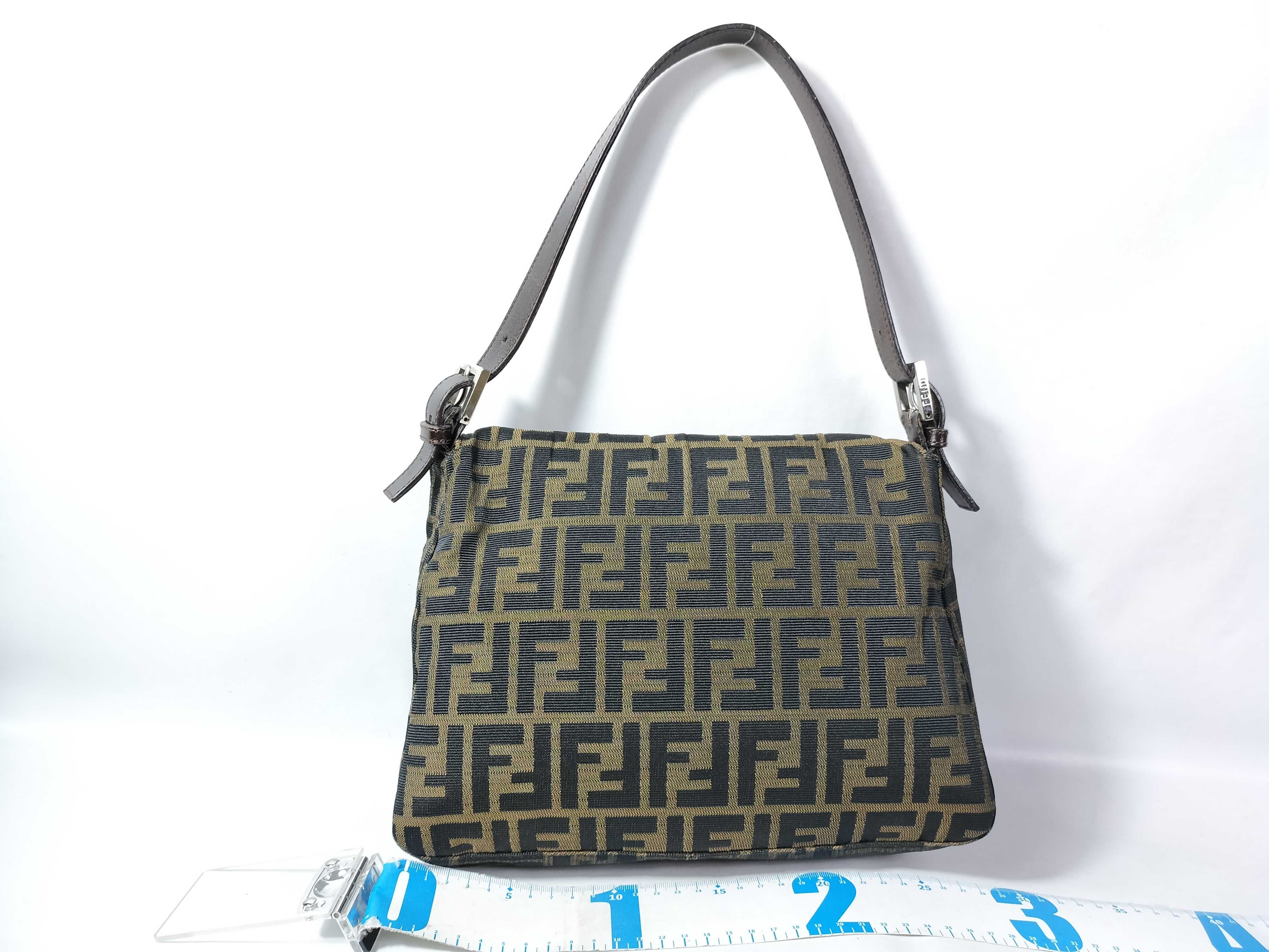 Zucca pattern Fendi Zucca Mamma Shoulder Bag Canvas Shoulder Bag — view 2