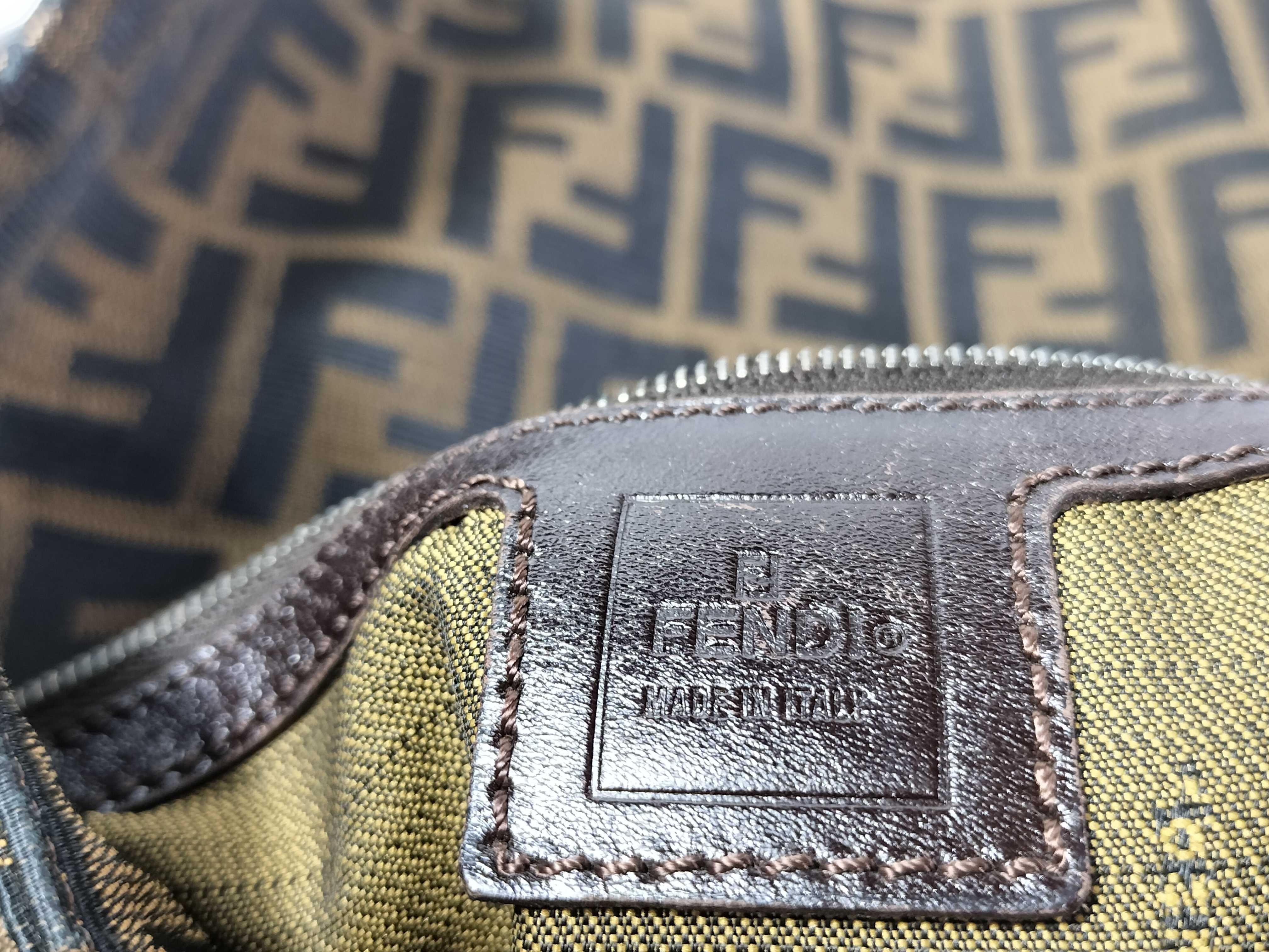 Zucca pattern Fendi Zucca Mamma Shoulder Bag Canvas Shoulder Bag — view 11