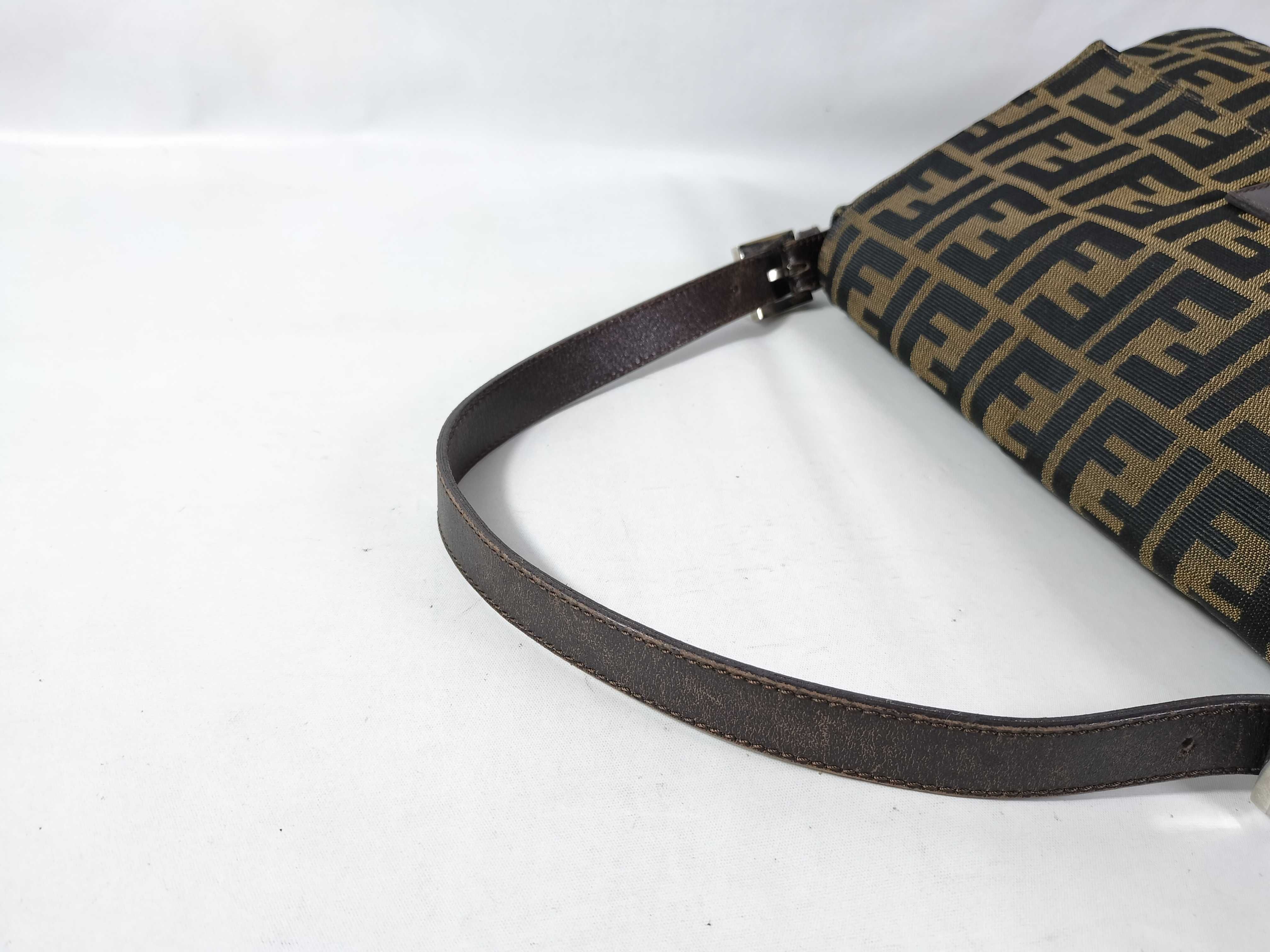 Zucca pattern Fendi Zucca Mamma Shoulder Bag Canvas Shoulder Bag — view 3