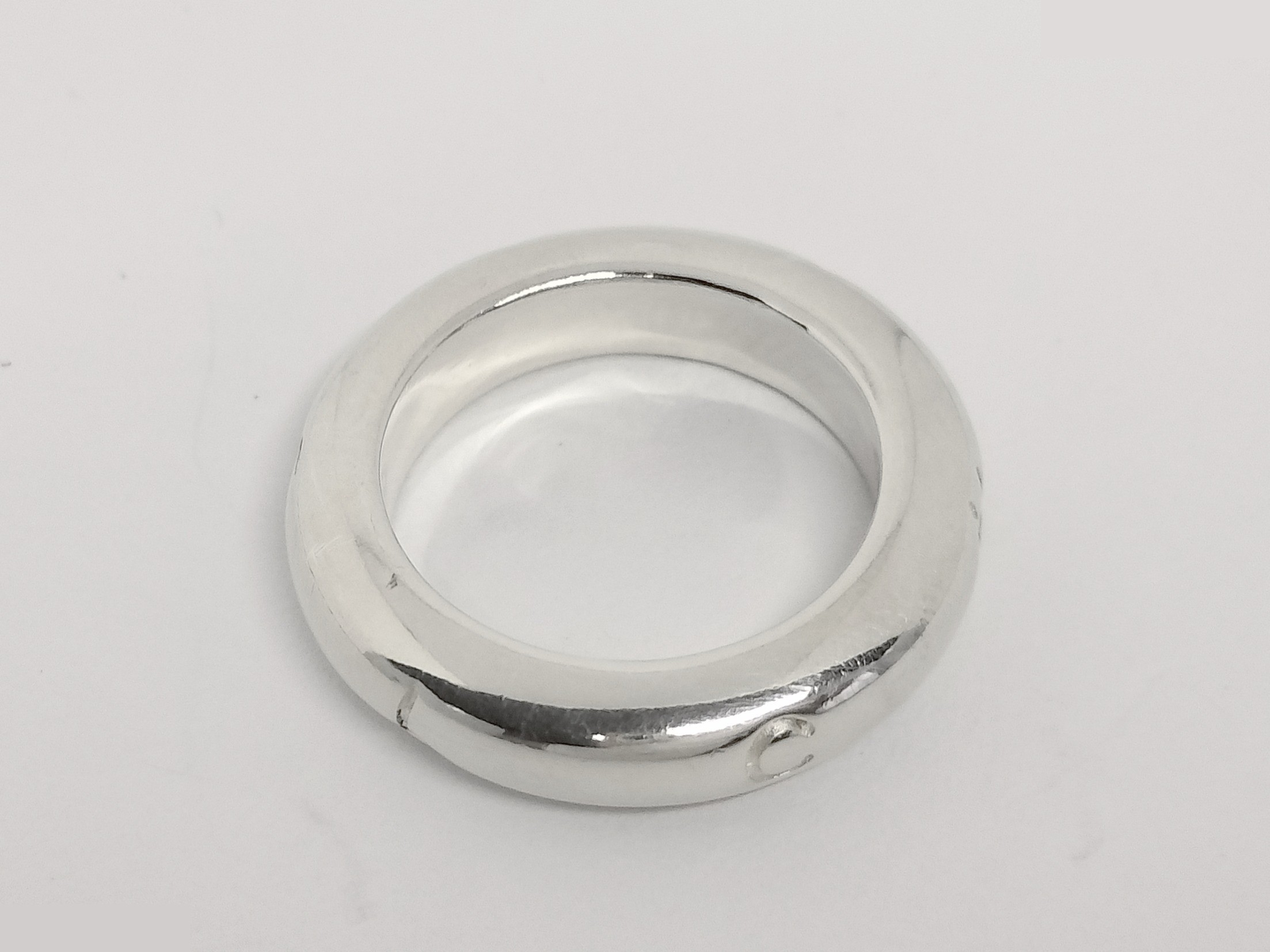 Logo 925 Silver Ring, Size #11.5, 8.8g — view 5