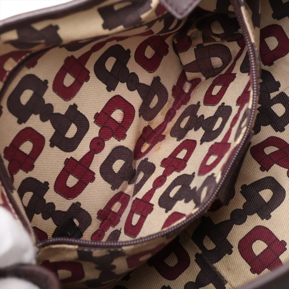 Guccissima 130736 Leather Tote Bag Brown — view 8