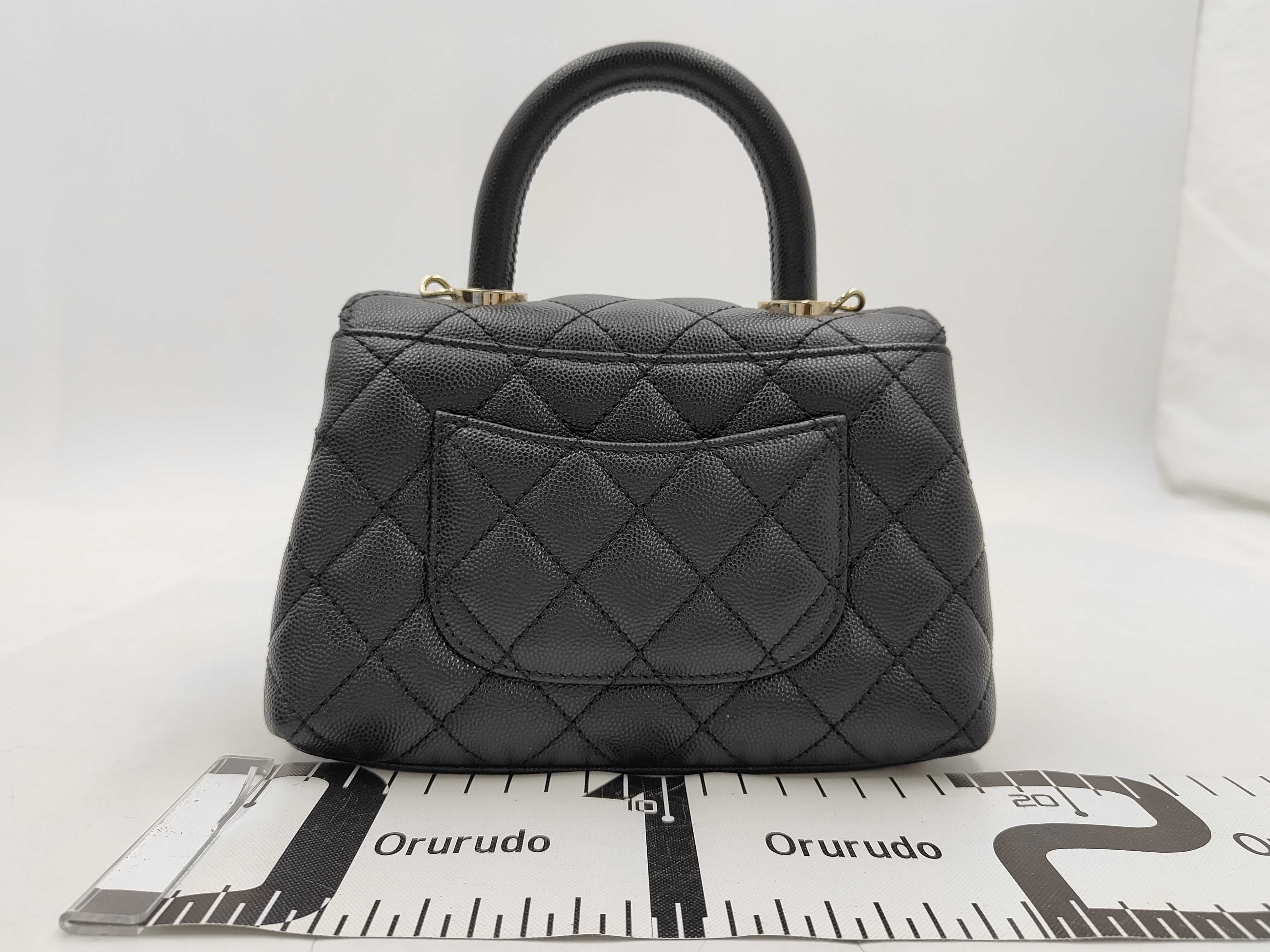 Coco Handle Caviar Skin 2-Way Handbag — view 2