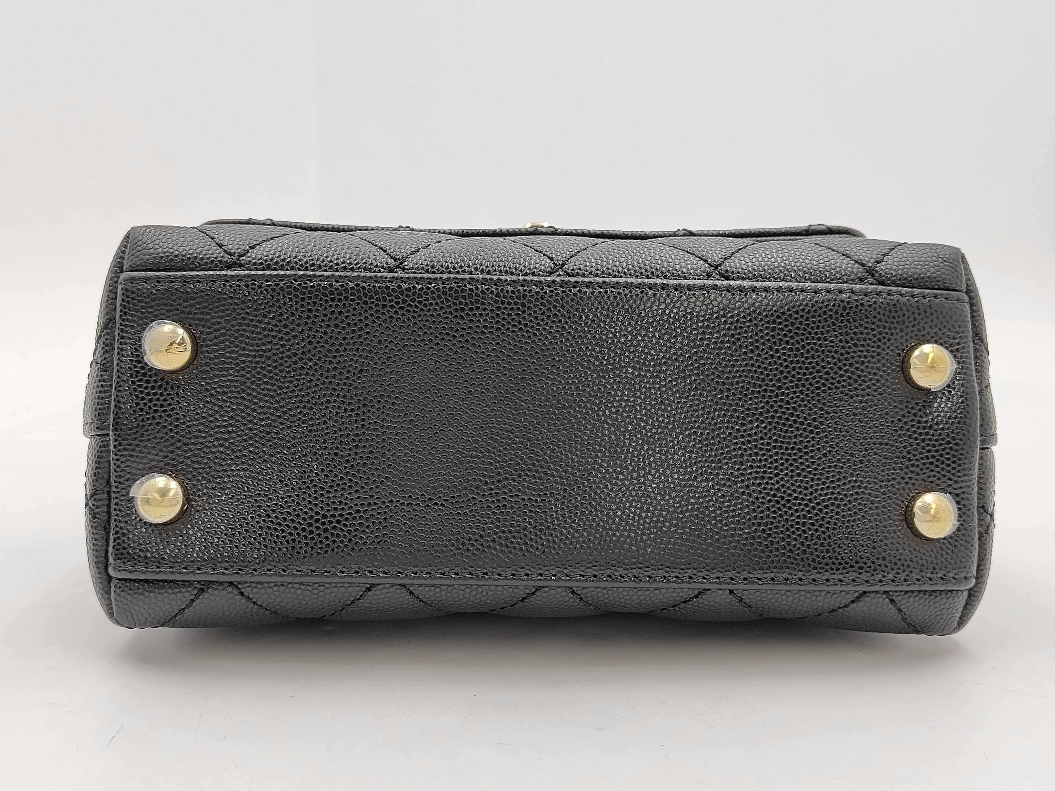 Coco Handle Caviar Skin 2-Way Handbag — view 5