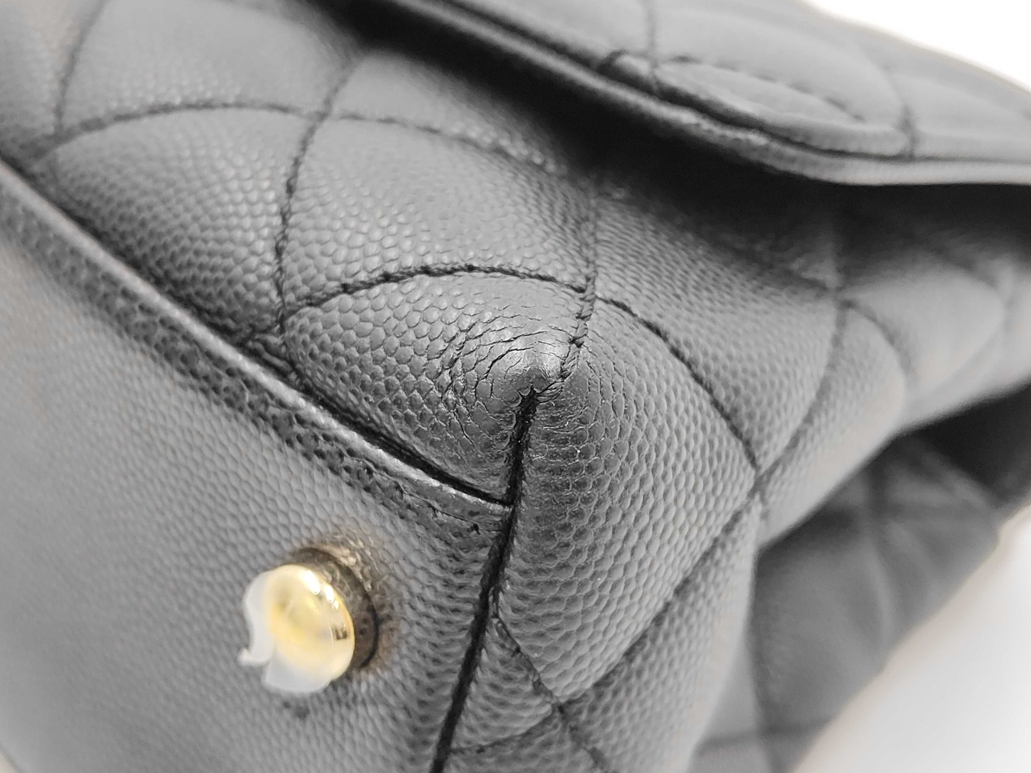 Coco Handle Caviar Skin 2-Way Handbag — view 6