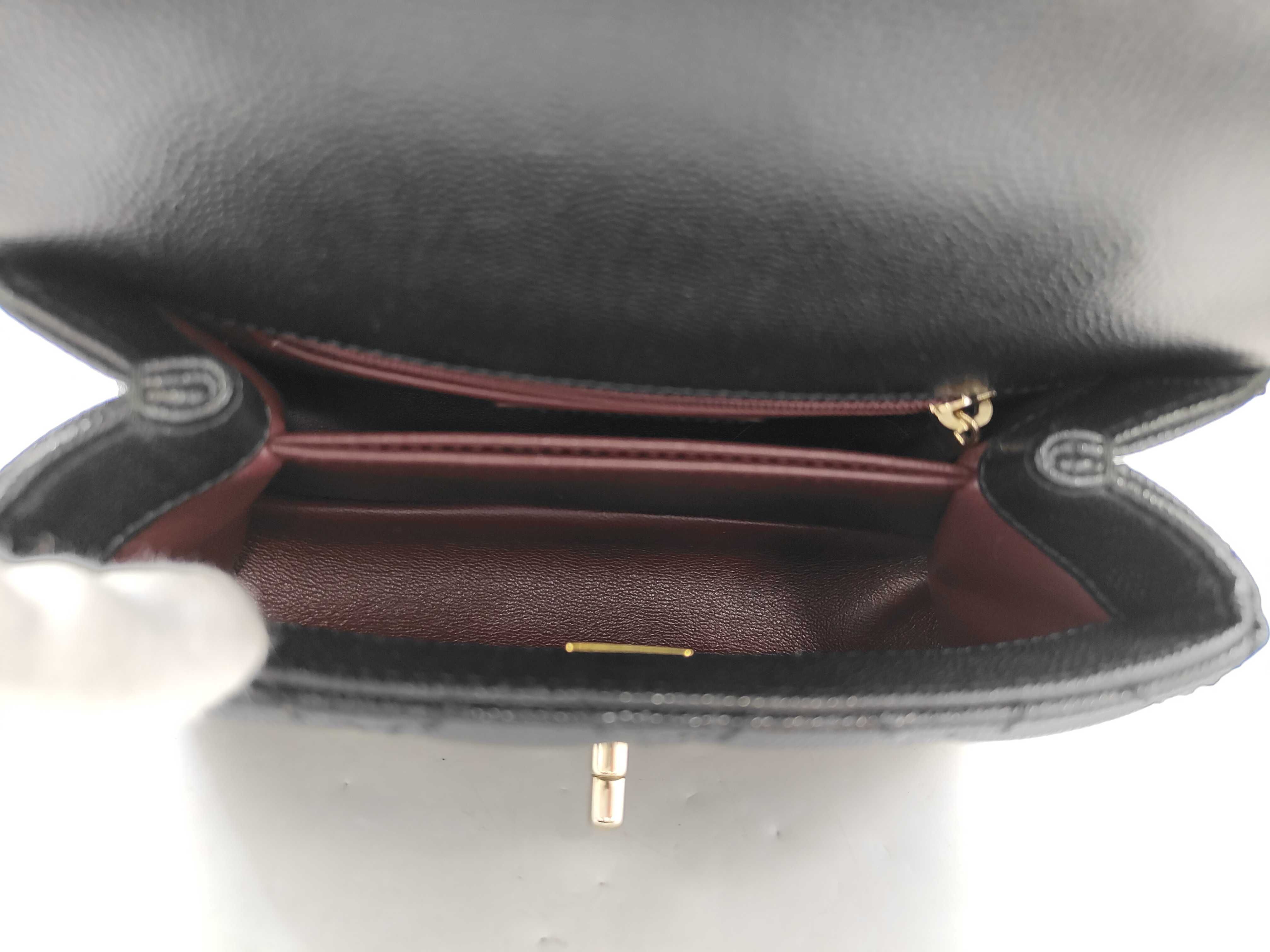 Coco Handle Caviar Skin 2-Way Handbag — view 8