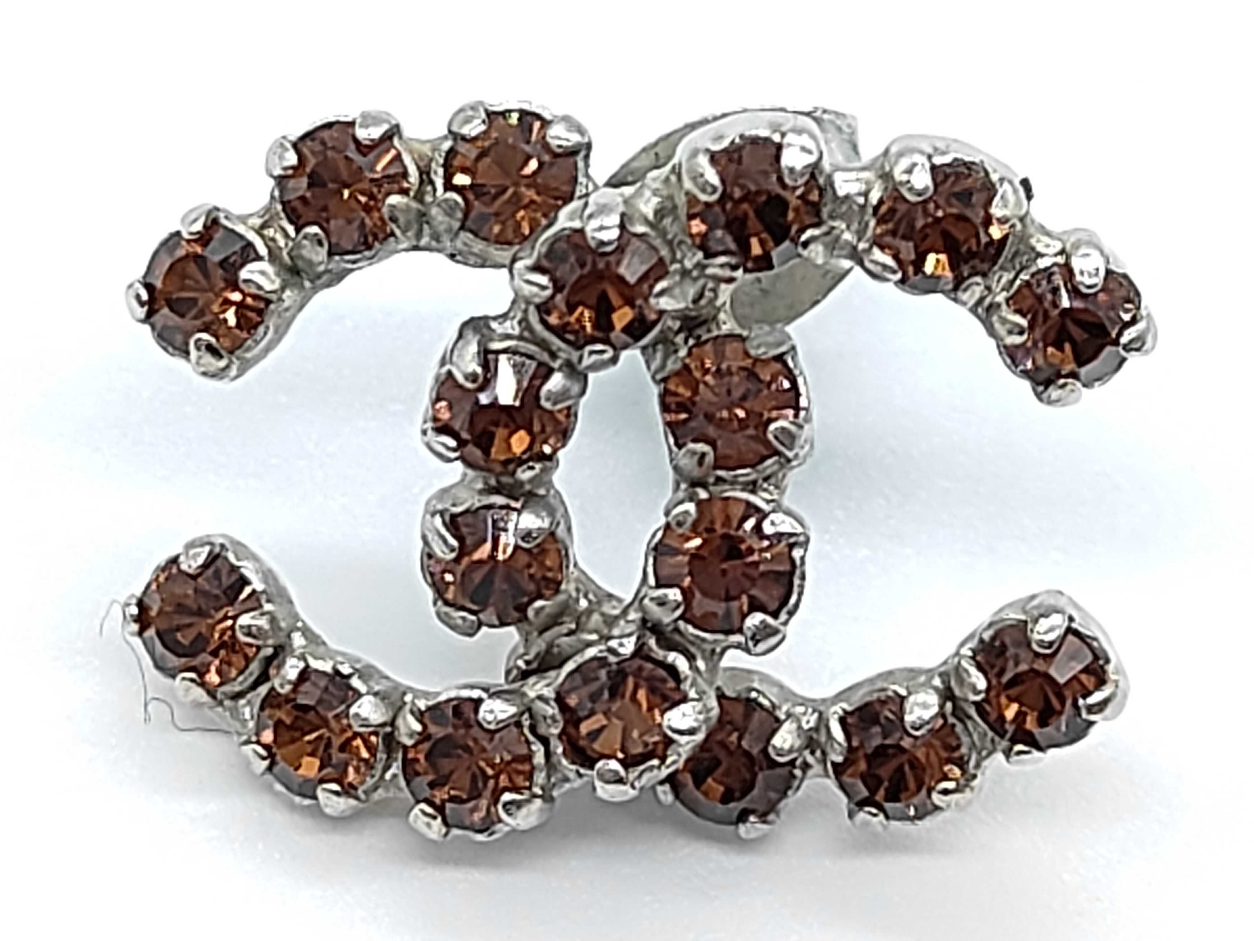 Coco Mark Orange Stone Earrings 00A — view 5