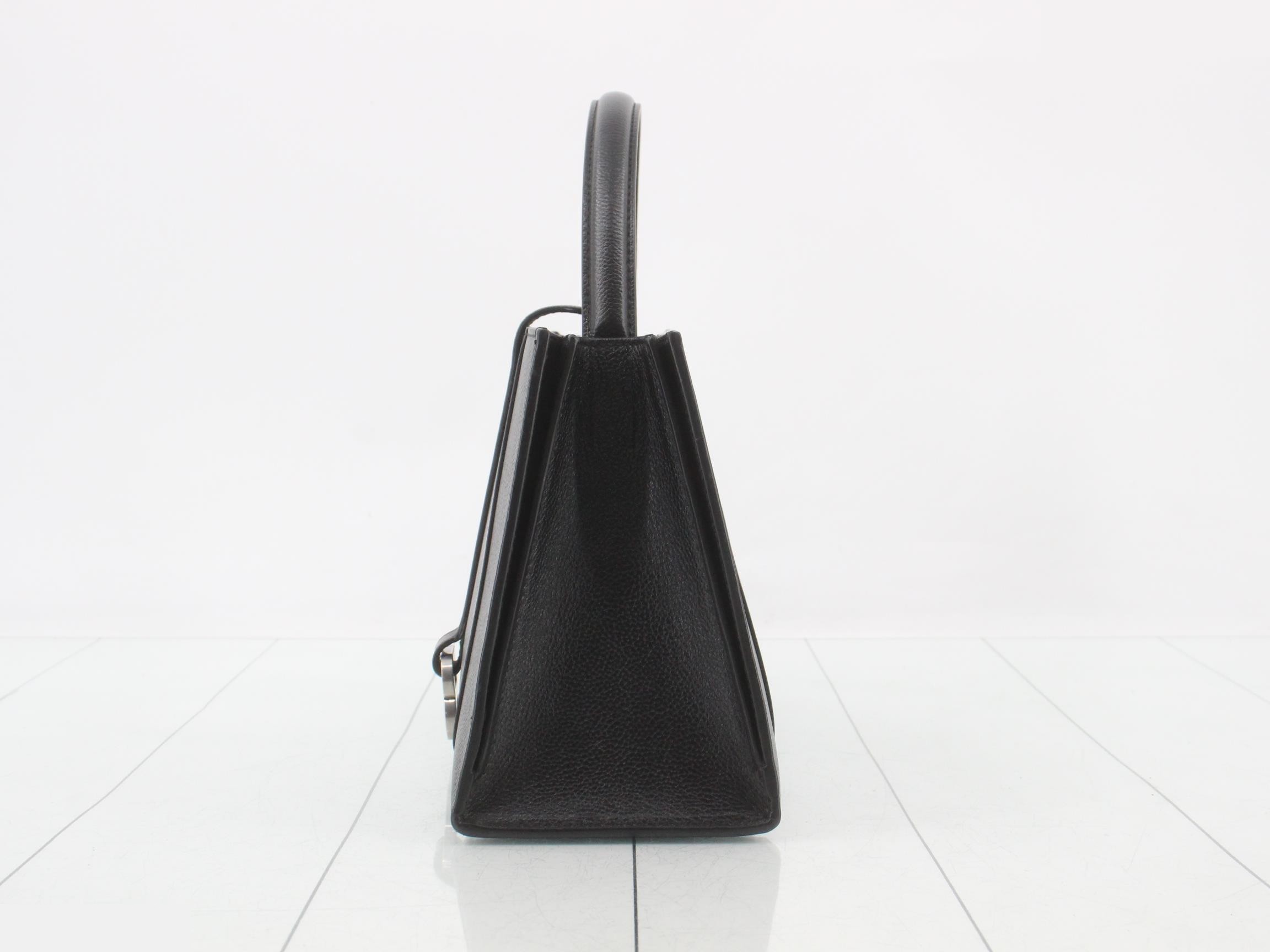 Hourglass 2-way Leather Handbag — view 3
