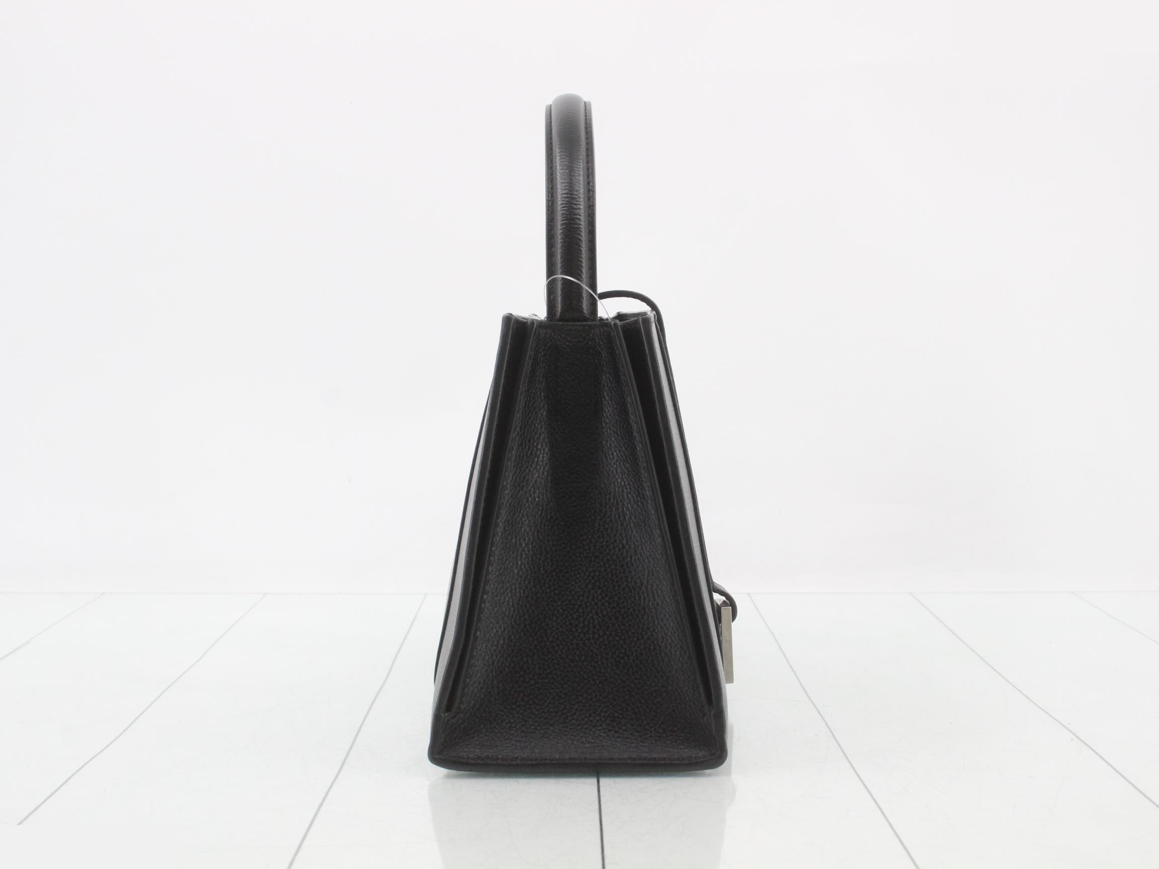 Hourglass 2-way Leather Handbag — view 4