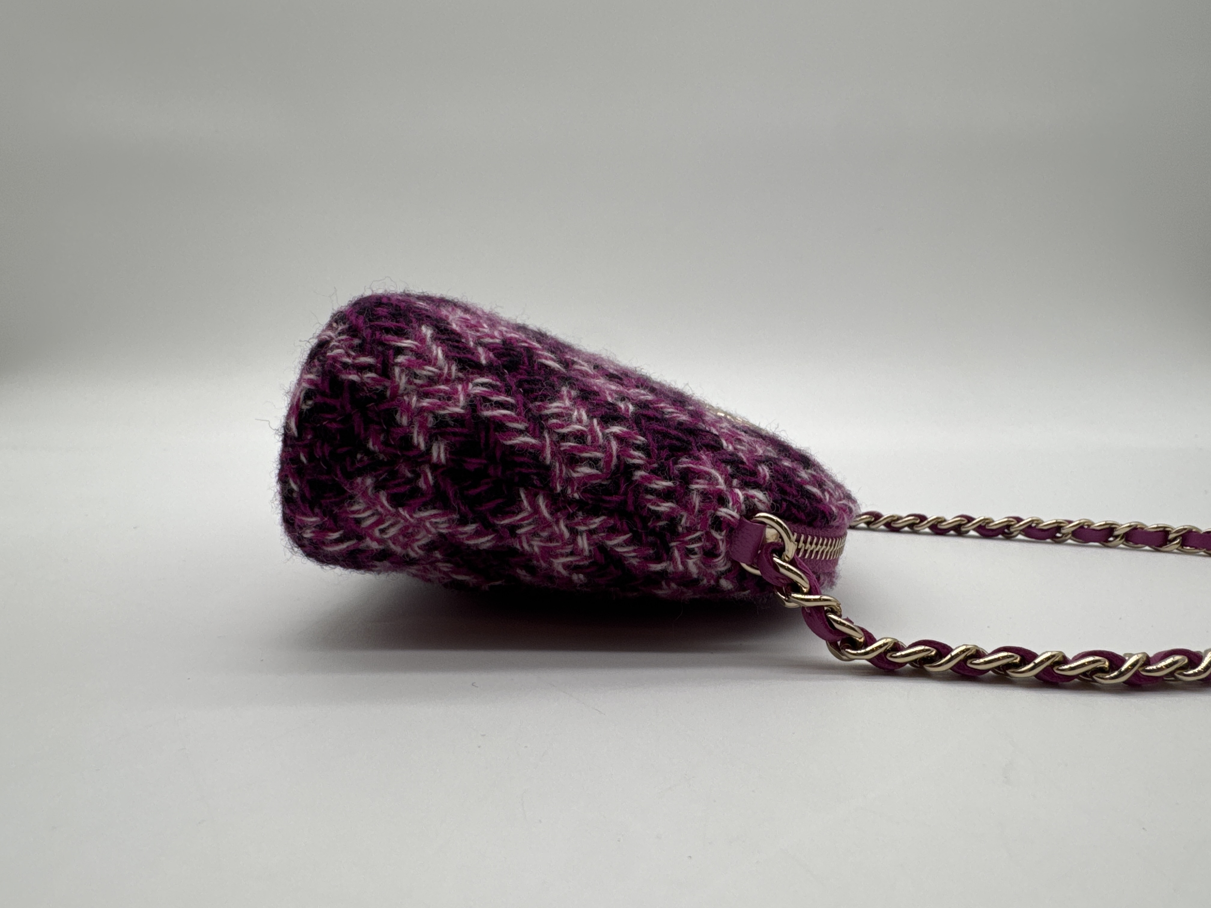 tweed shoulder bag — view 3