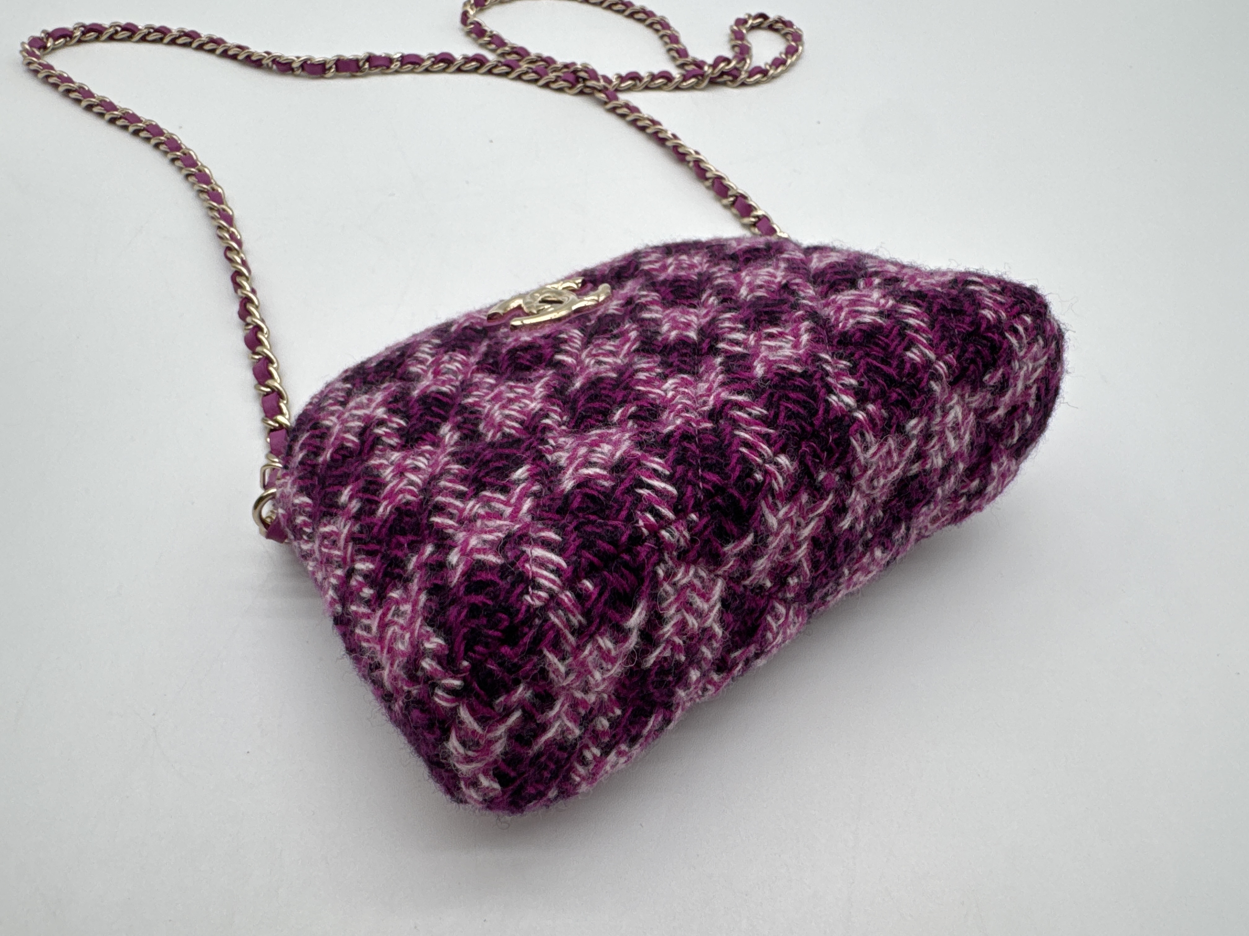 tweed shoulder bag — view 6