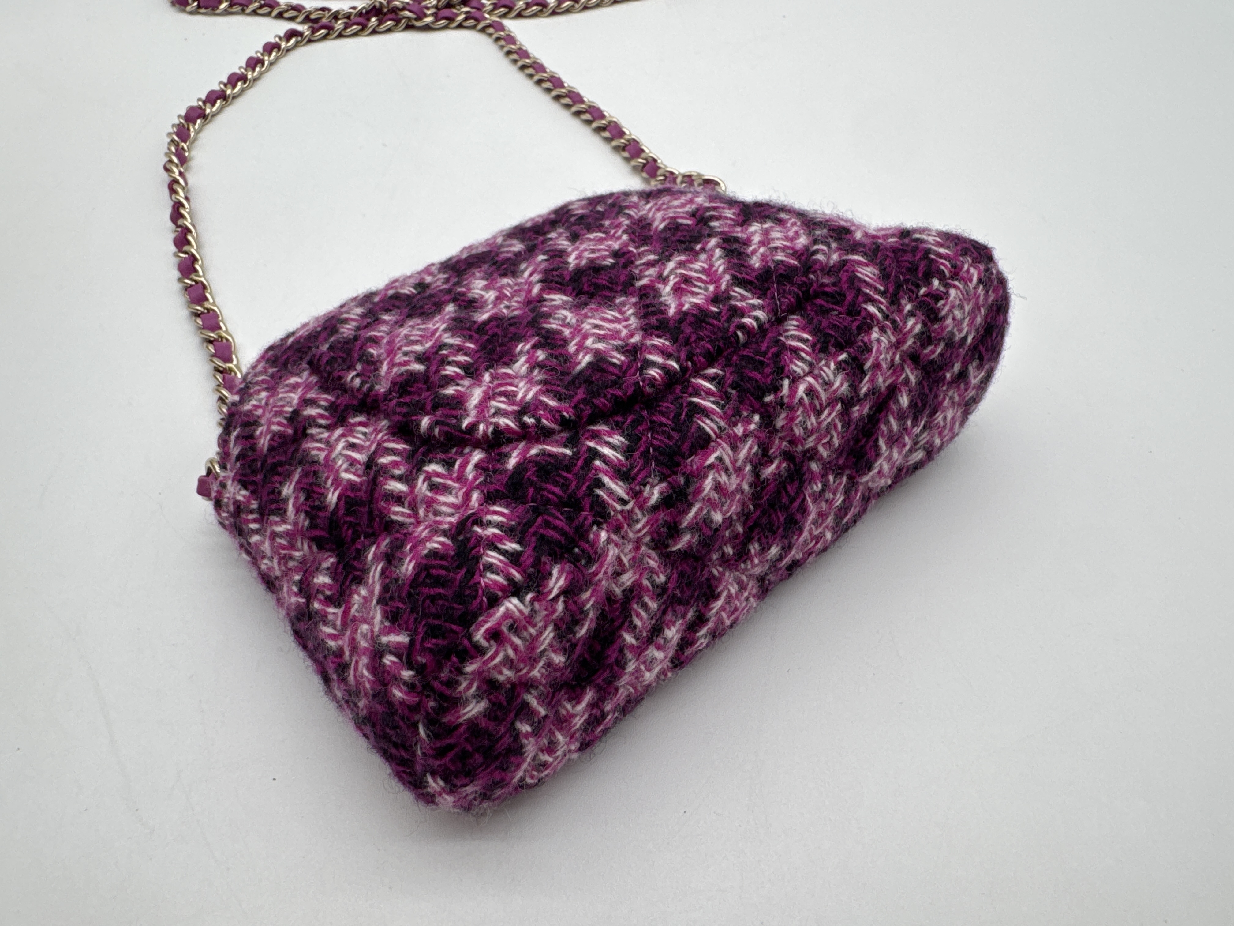 tweed shoulder bag — view 7