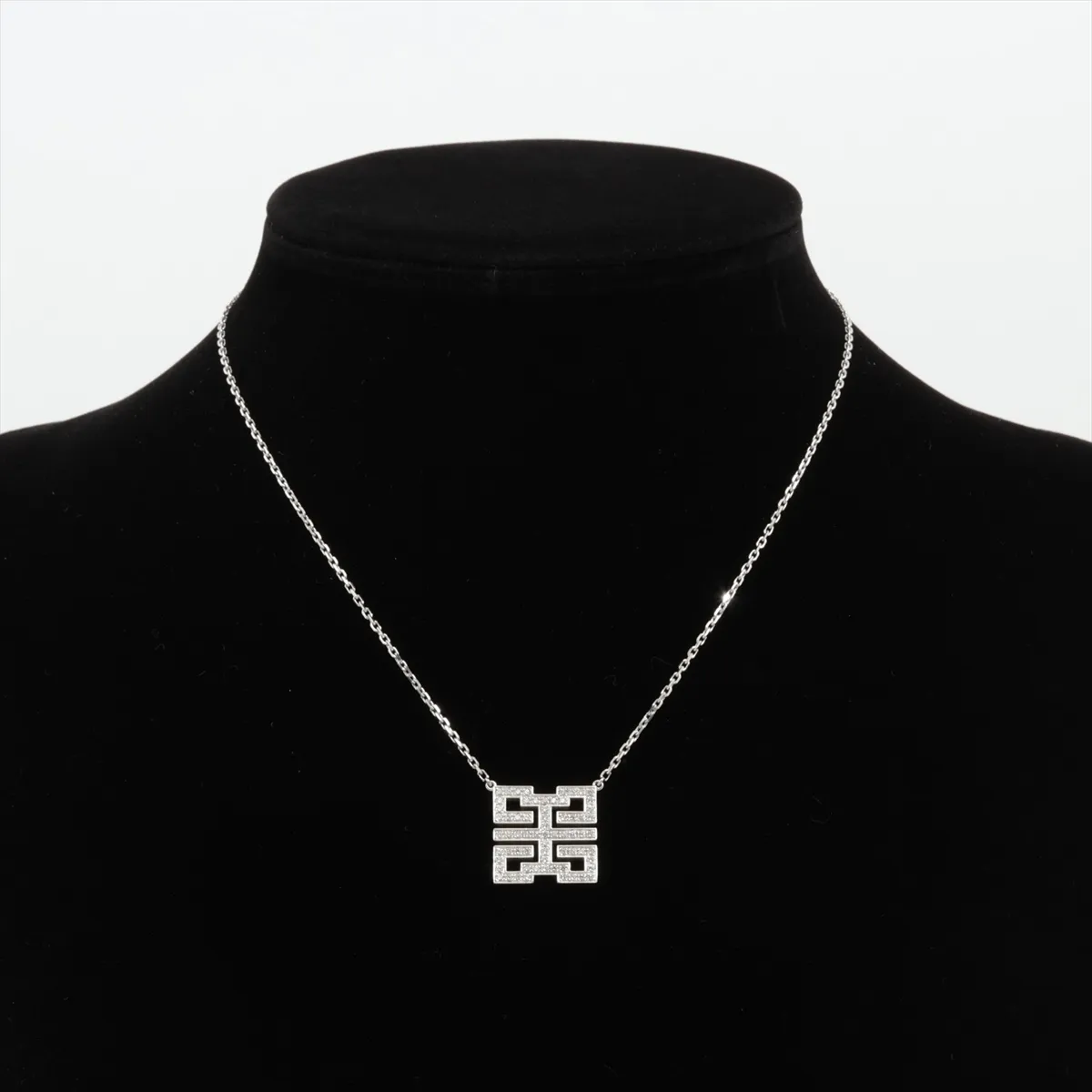 Dragon Mini Wish Knot Diamond Necklace 750 (WG) 8.5g 67835A — view 5