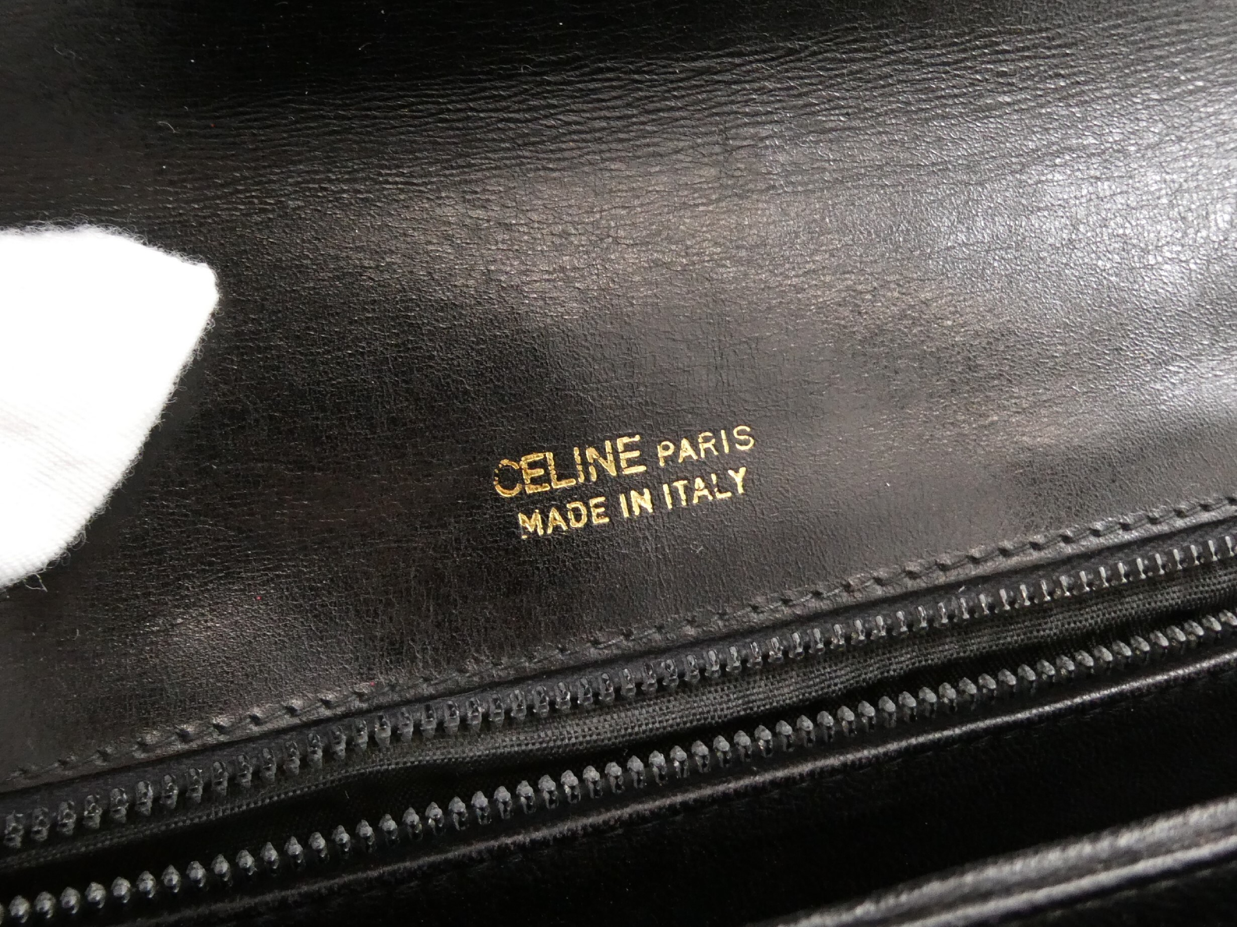leather shoulder bag with carriage hardware — view 8