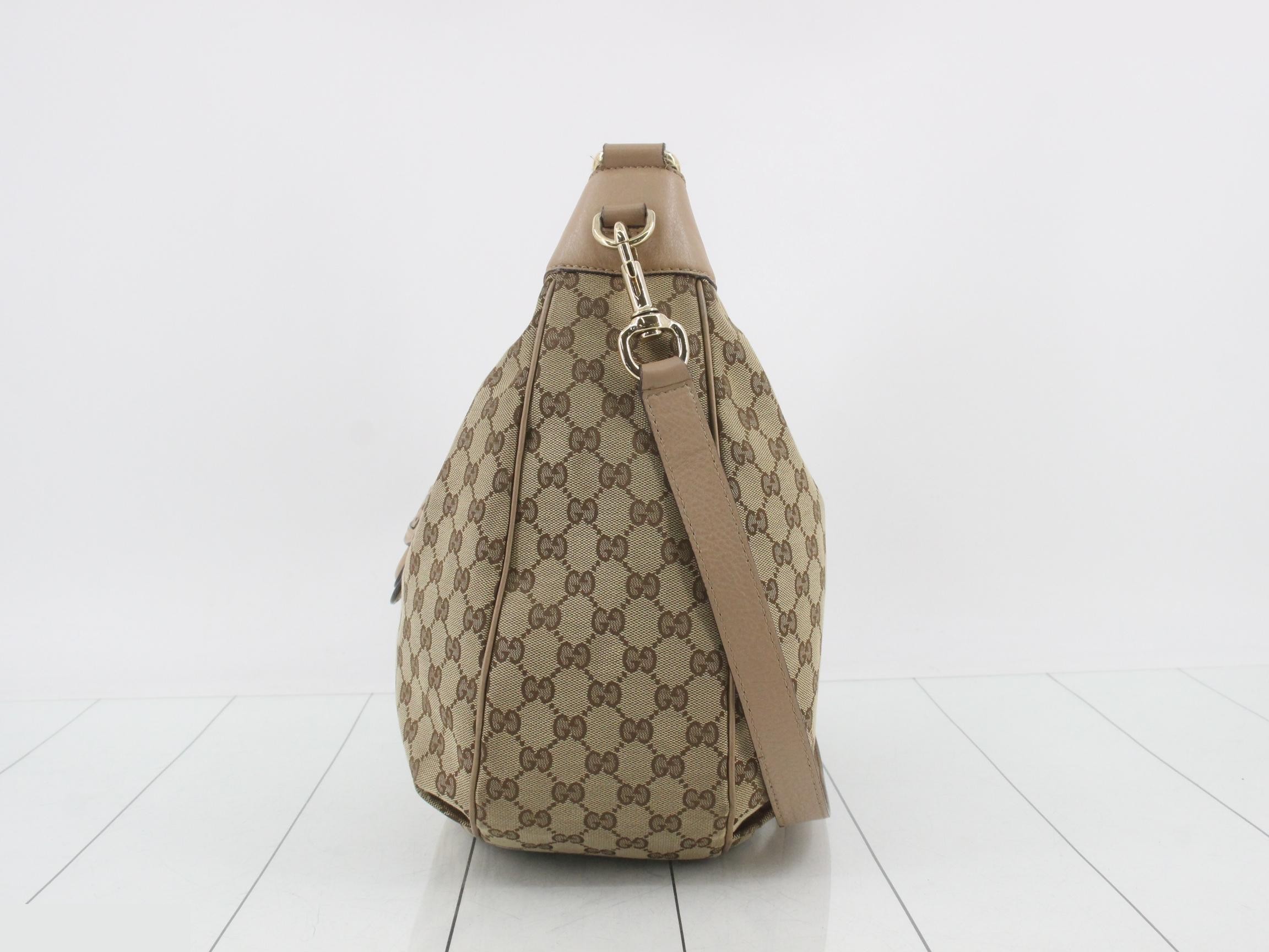 GG Canvas Interlocking Shoulder Bag — view 3