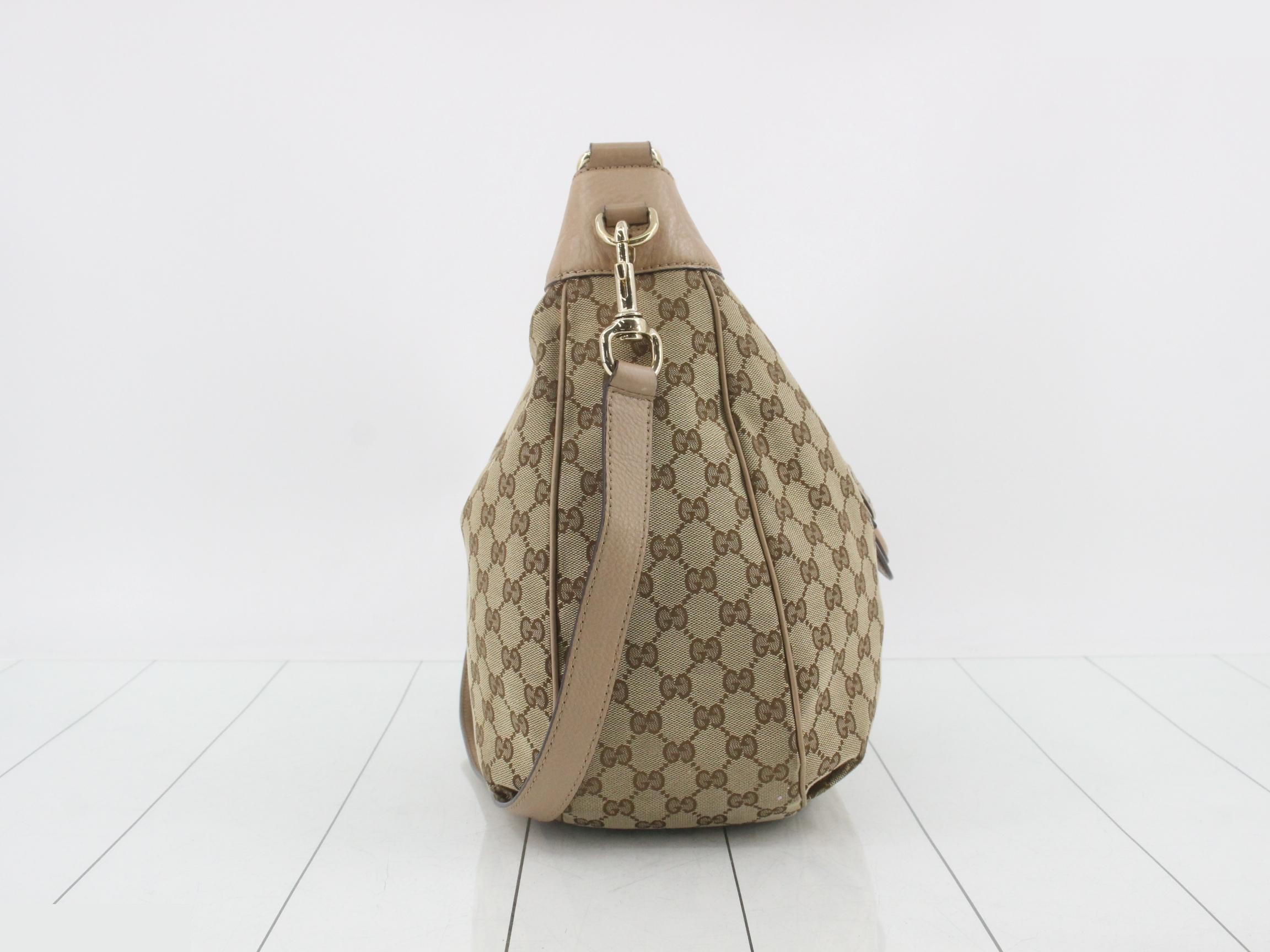 GG Canvas Interlocking Shoulder Bag — view 4