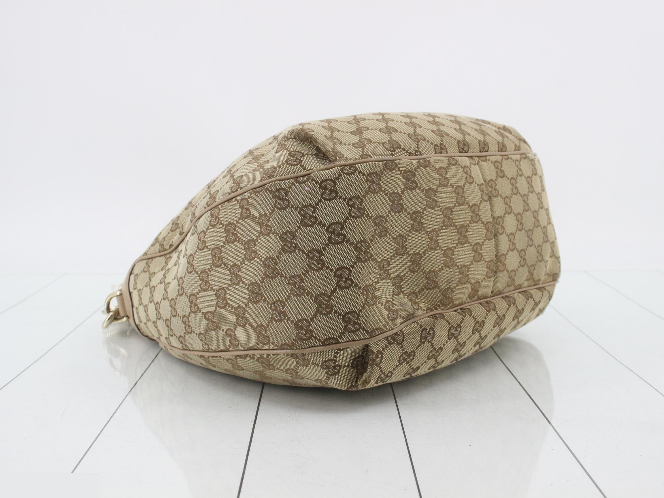 GG Canvas Interlocking Shoulder Bag — view 5
