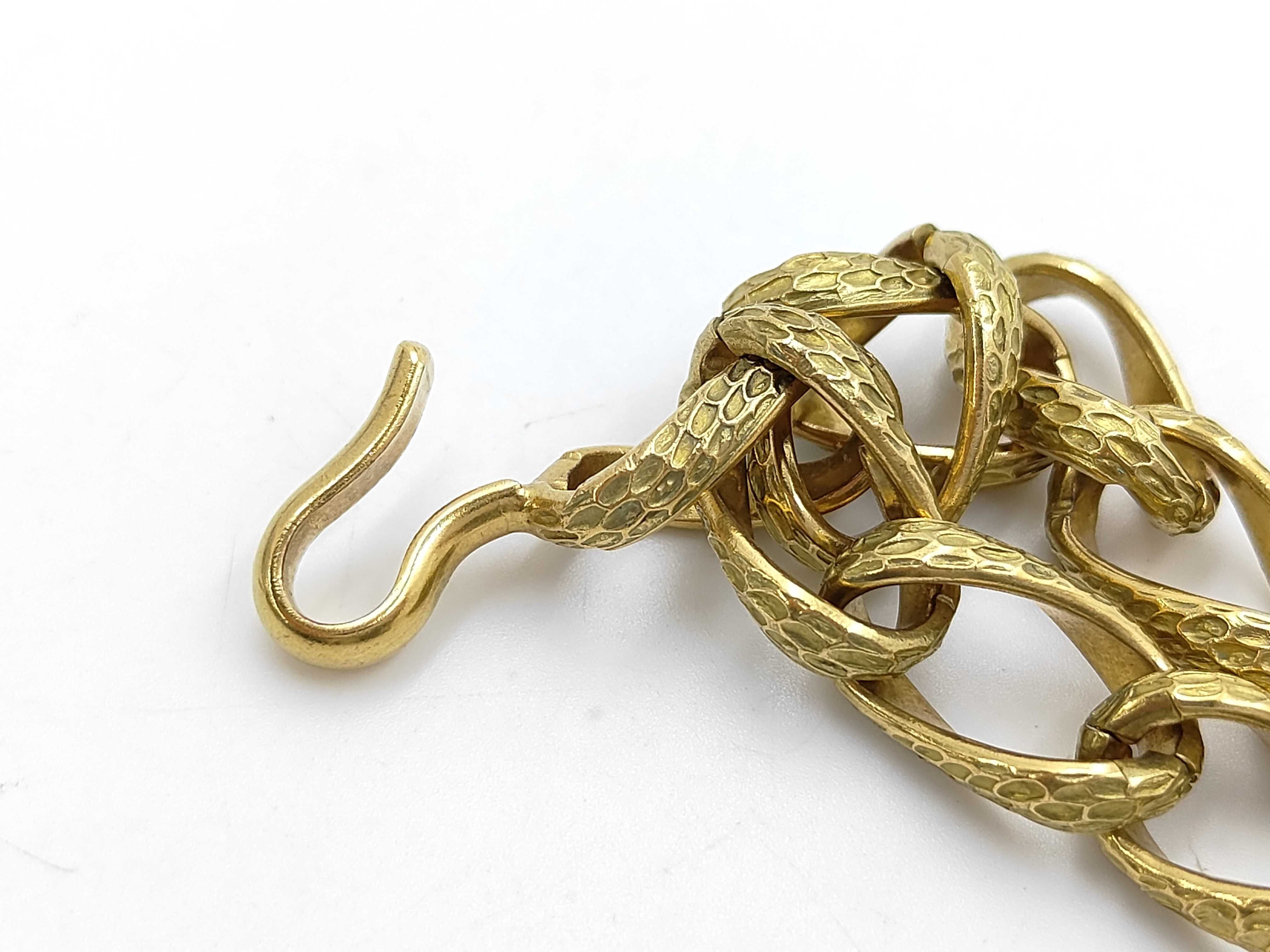Vintage Frog Motif Double Chain Belt — view 4