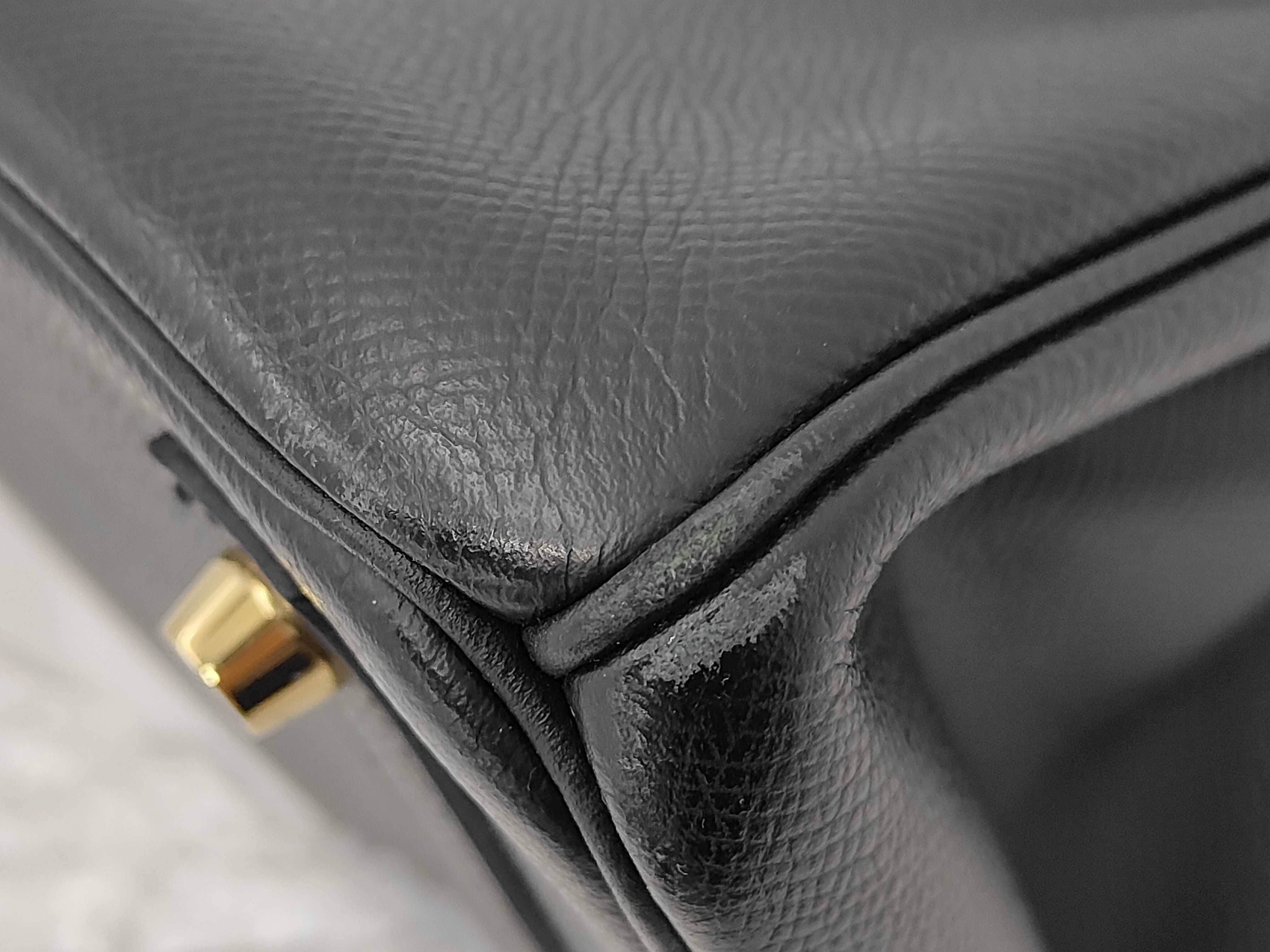 Birkin 30 Black GP Epsom D Handbag — view 12