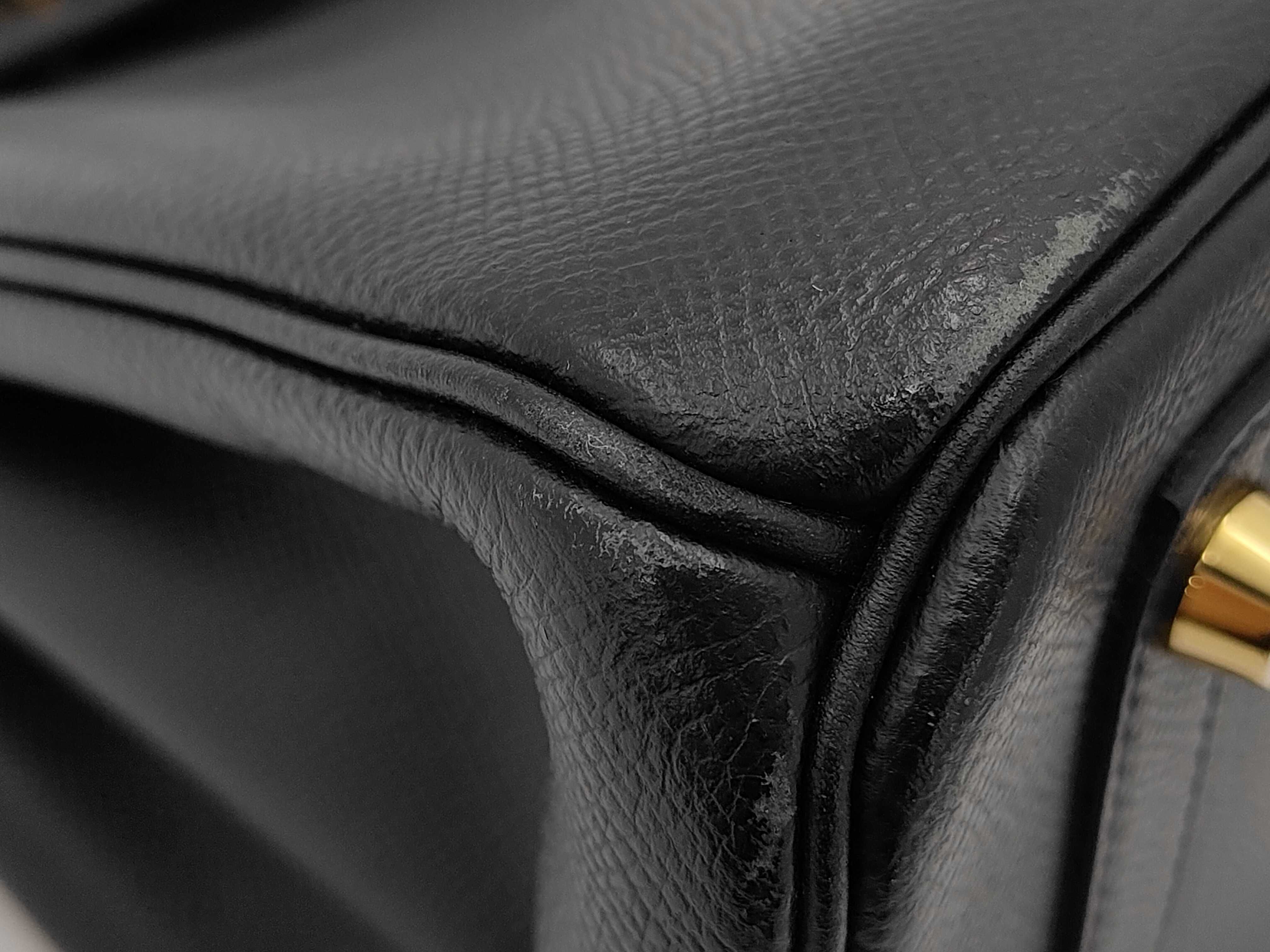 Birkin 30 Black GP Epsom D Handbag — view 3