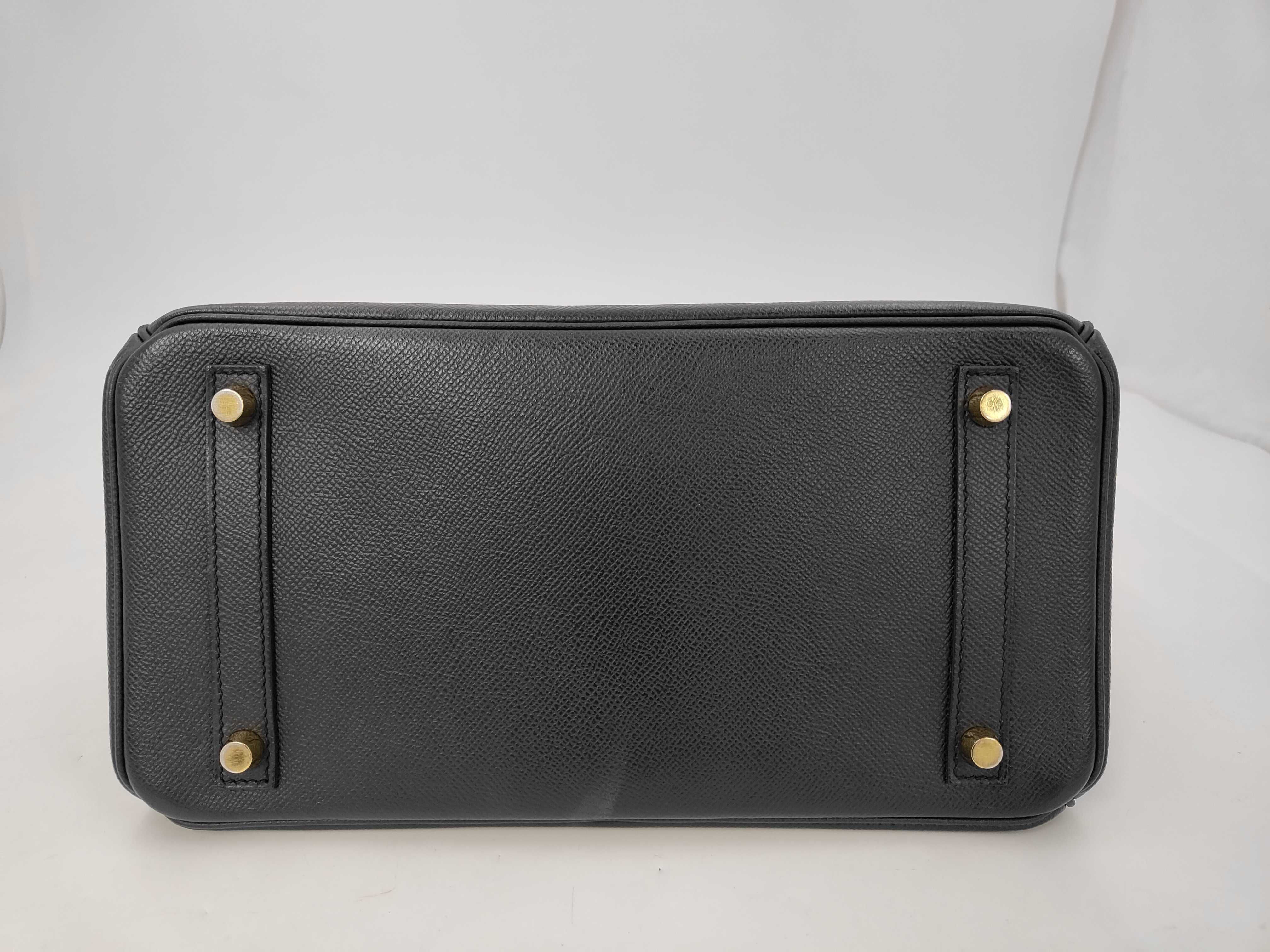Birkin 30 Black GP Epsom D Handbag — view 4