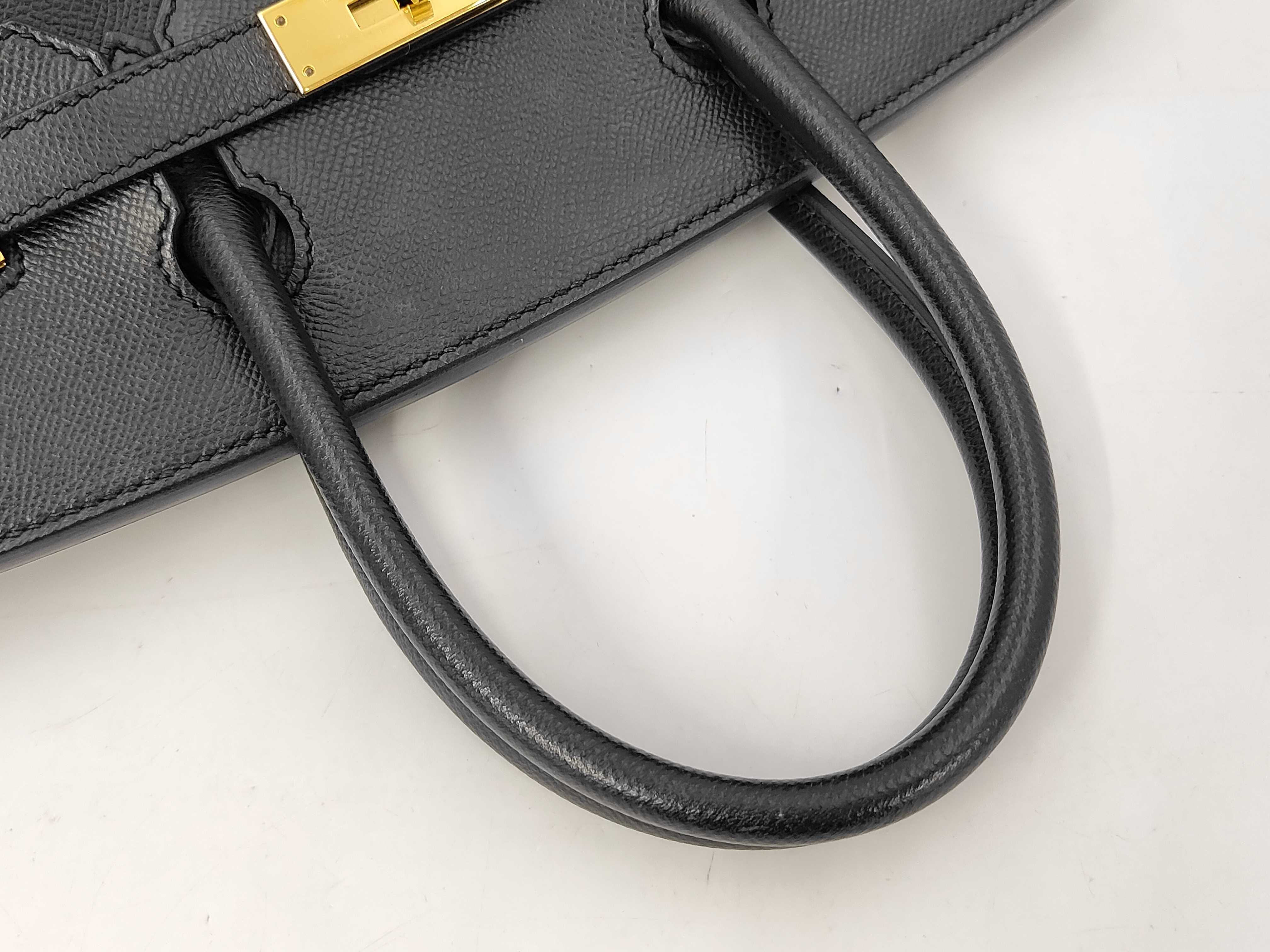 Birkin 30 Black GP Epsom D Handbag — view 5