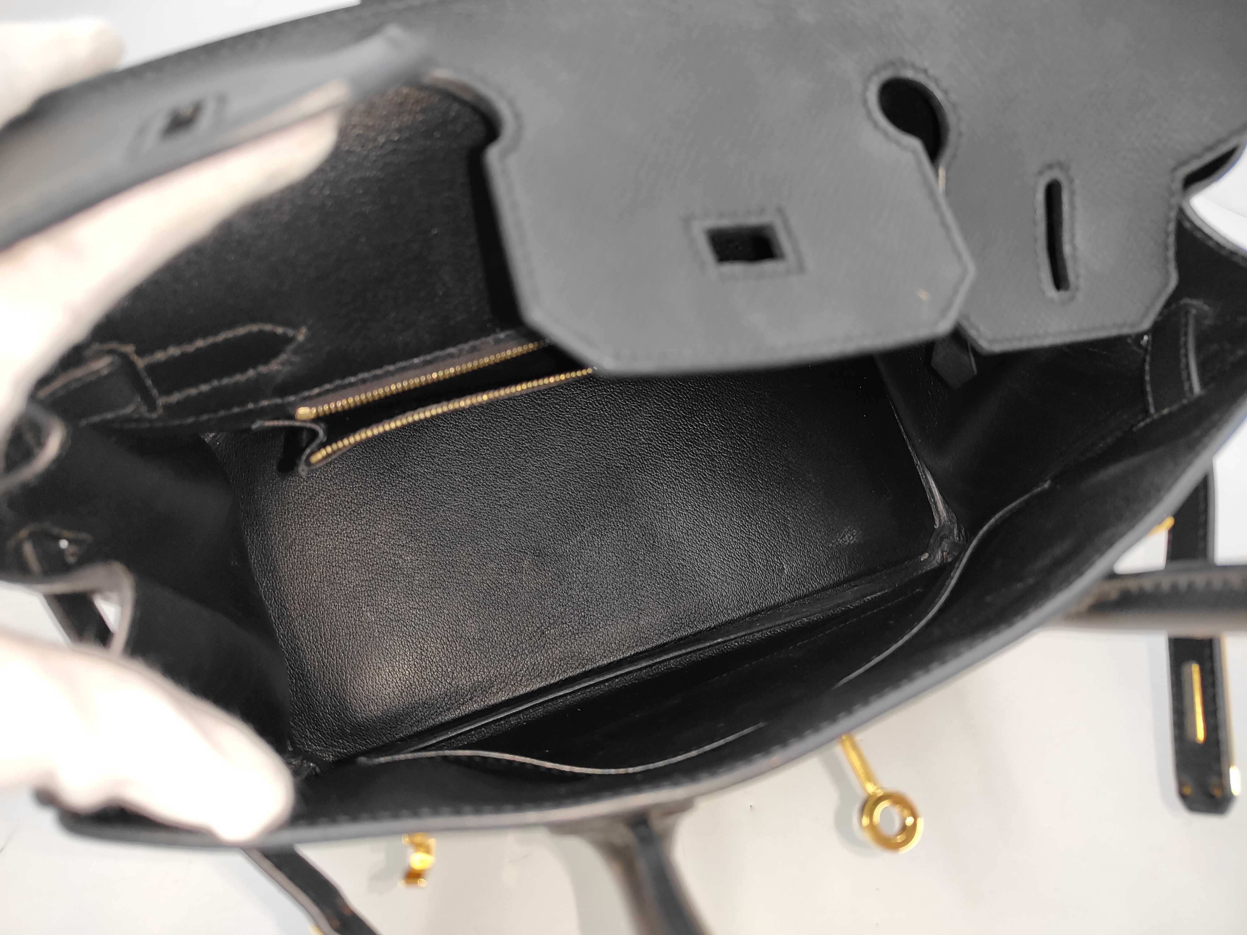 Birkin 30 Black GP Epsom D Handbag — view 10
