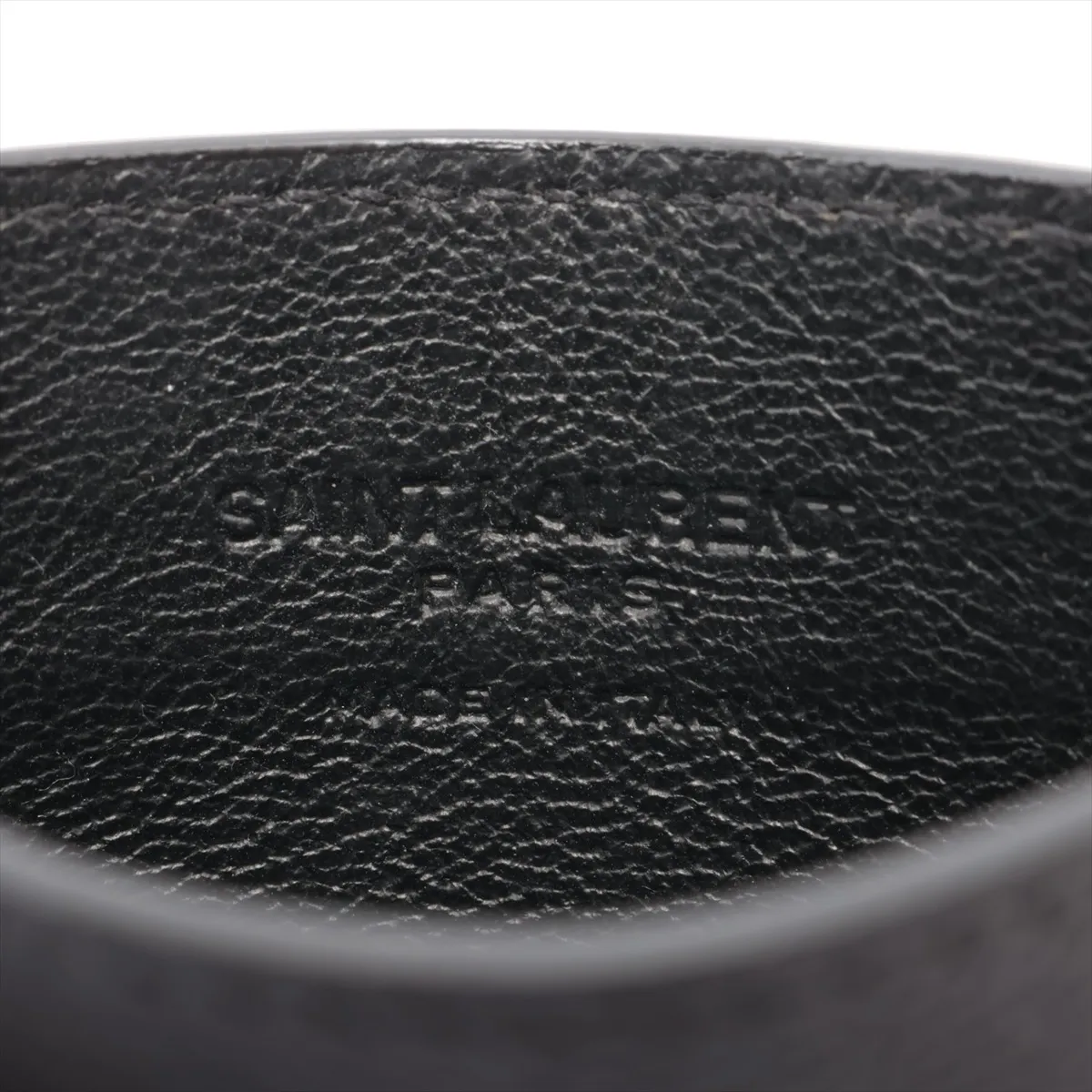 Leather Card Case, Black, 607914 — view 6