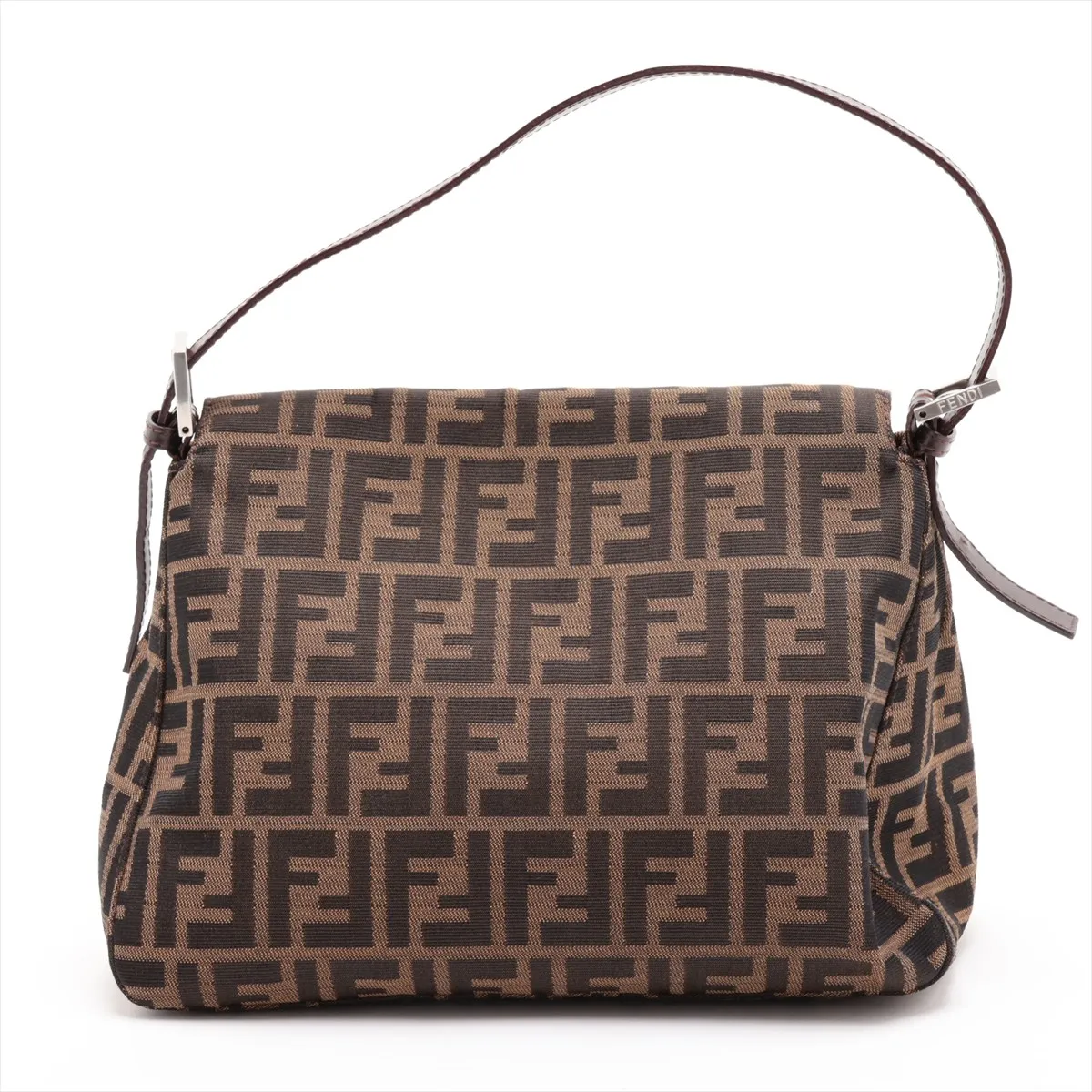 Zucca Mamma Bucket 26325 Canvas x Leather Shoulder Bag Brown — view 2