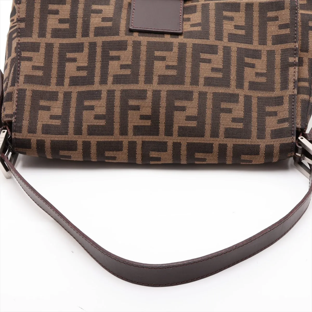 Zucca Mamma Bucket 26325 Canvas x Leather Shoulder Bag Brown — view 5
